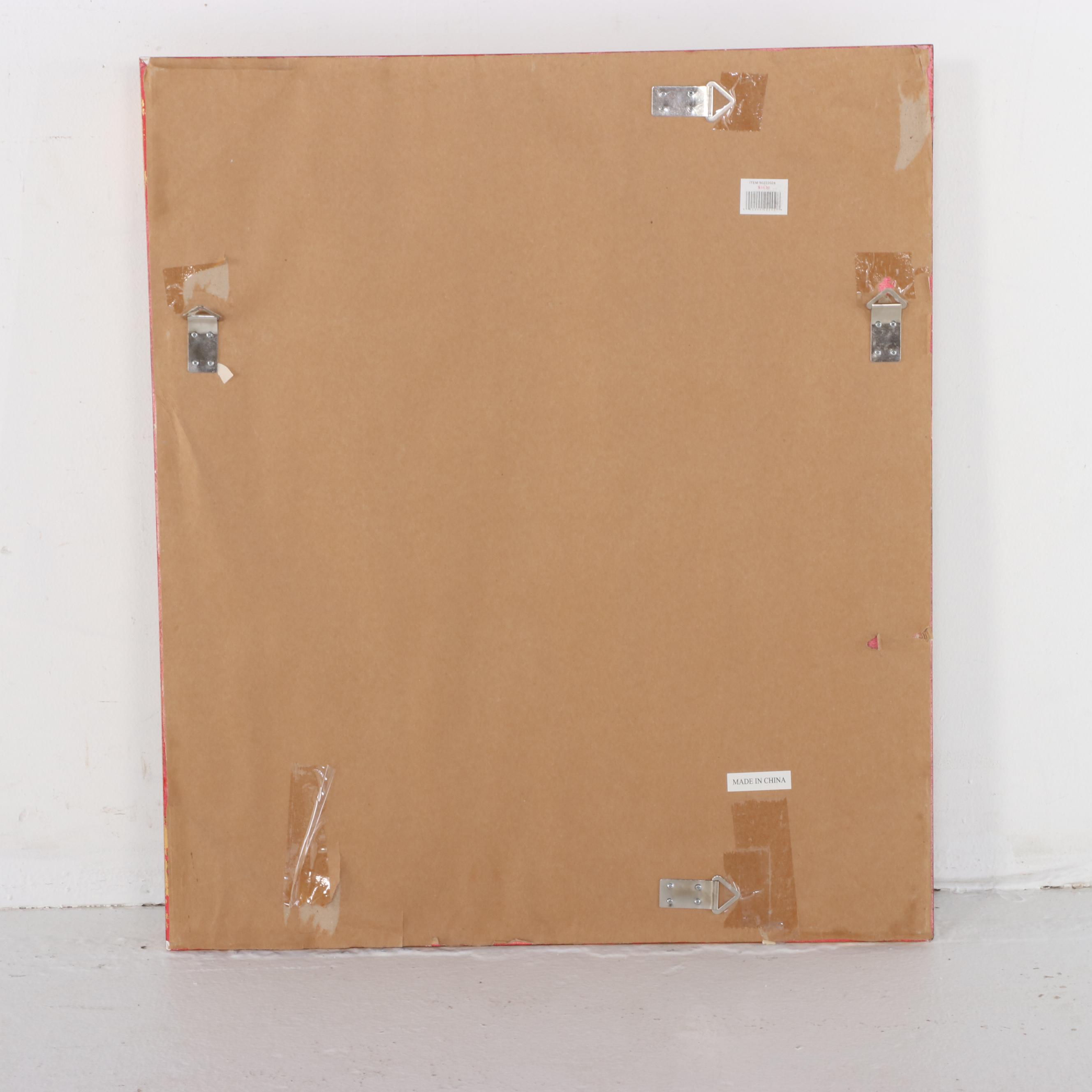 Victorian Giltwood and Molded Plaster Frame Rectangular Wall Mirror