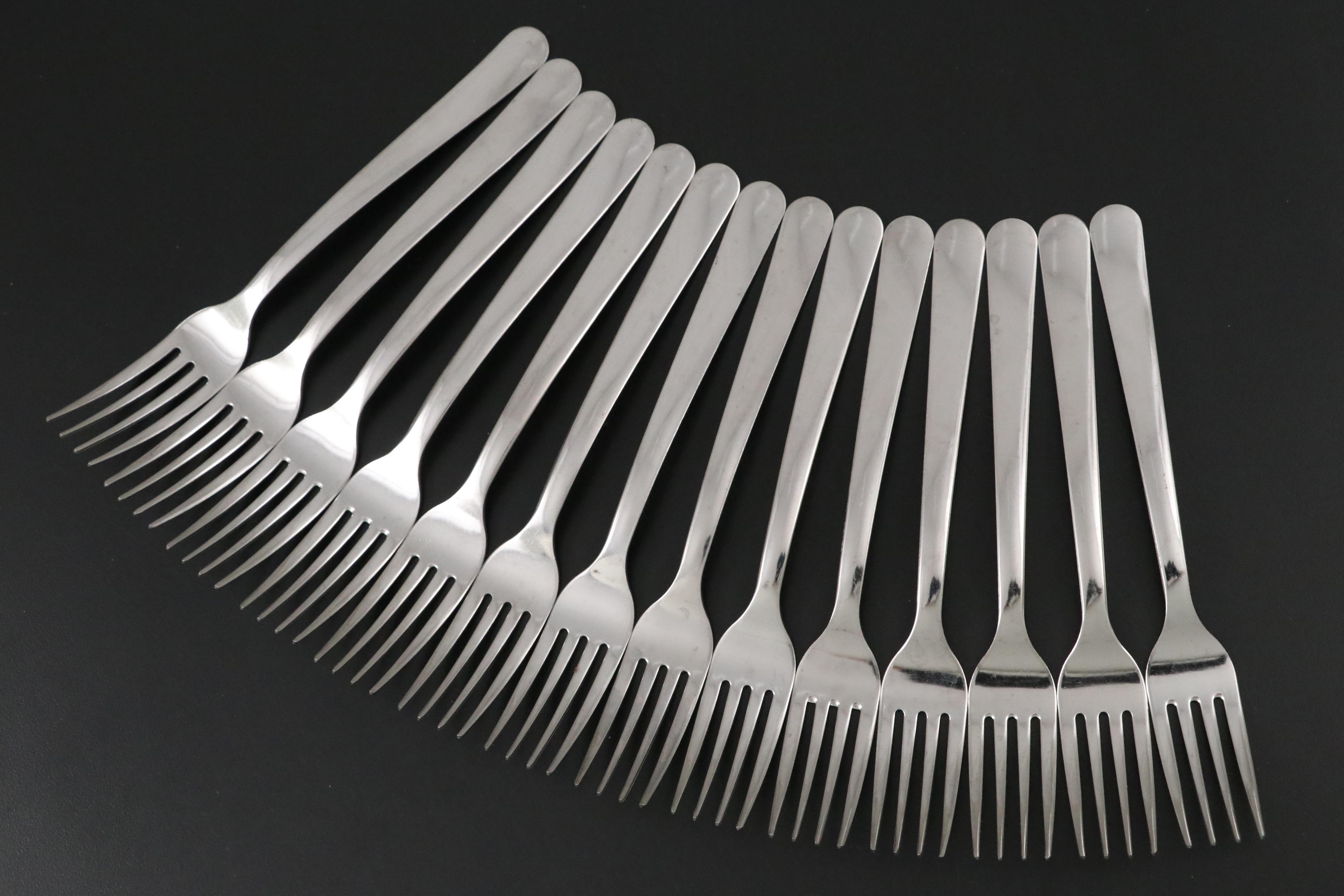 Tramontina Stainless Steel Dinner Forks with Rogers Cutting Knife and More