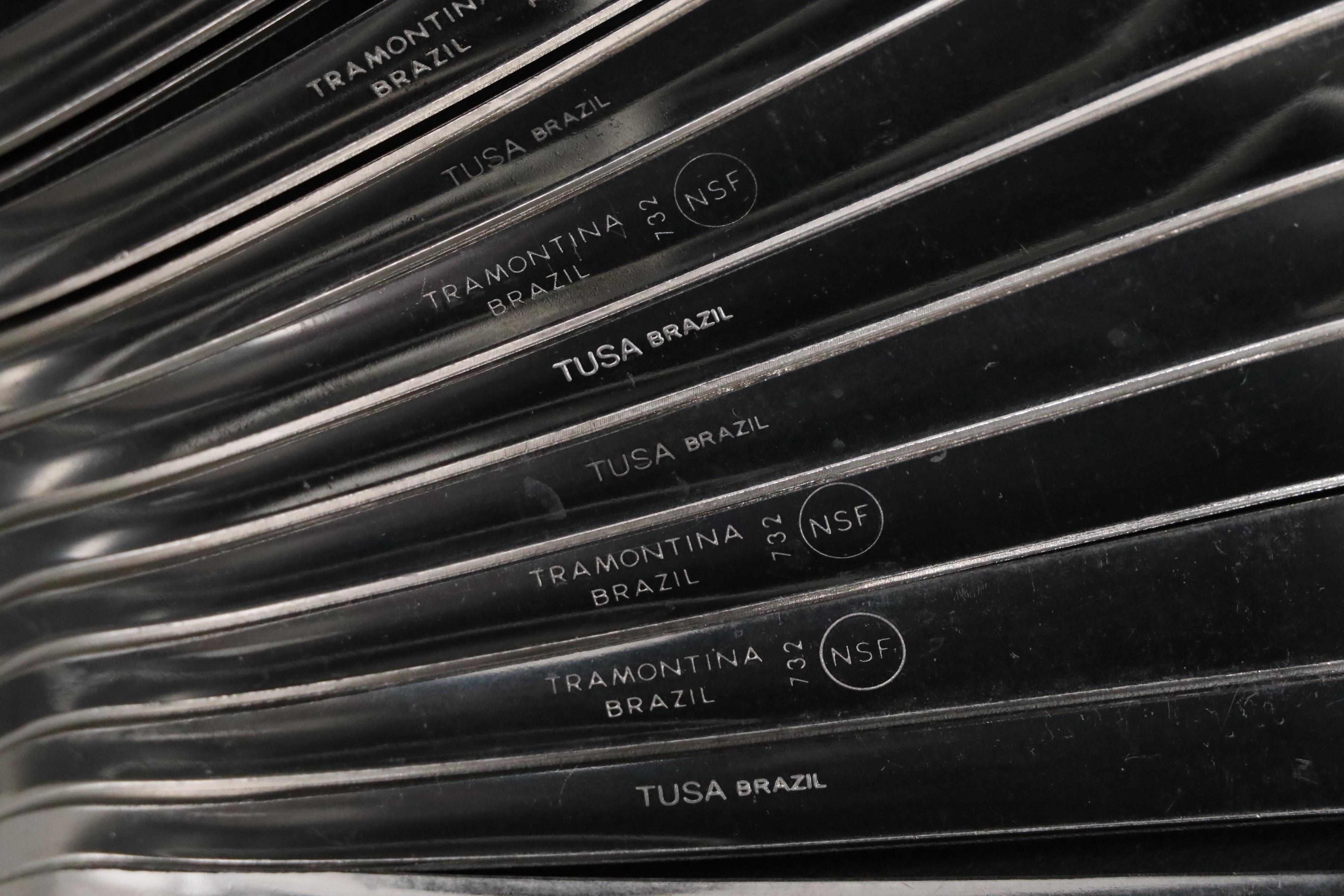 Tramontina Stainless Steel Dinner Forks with Rogers Cutting Knife and More