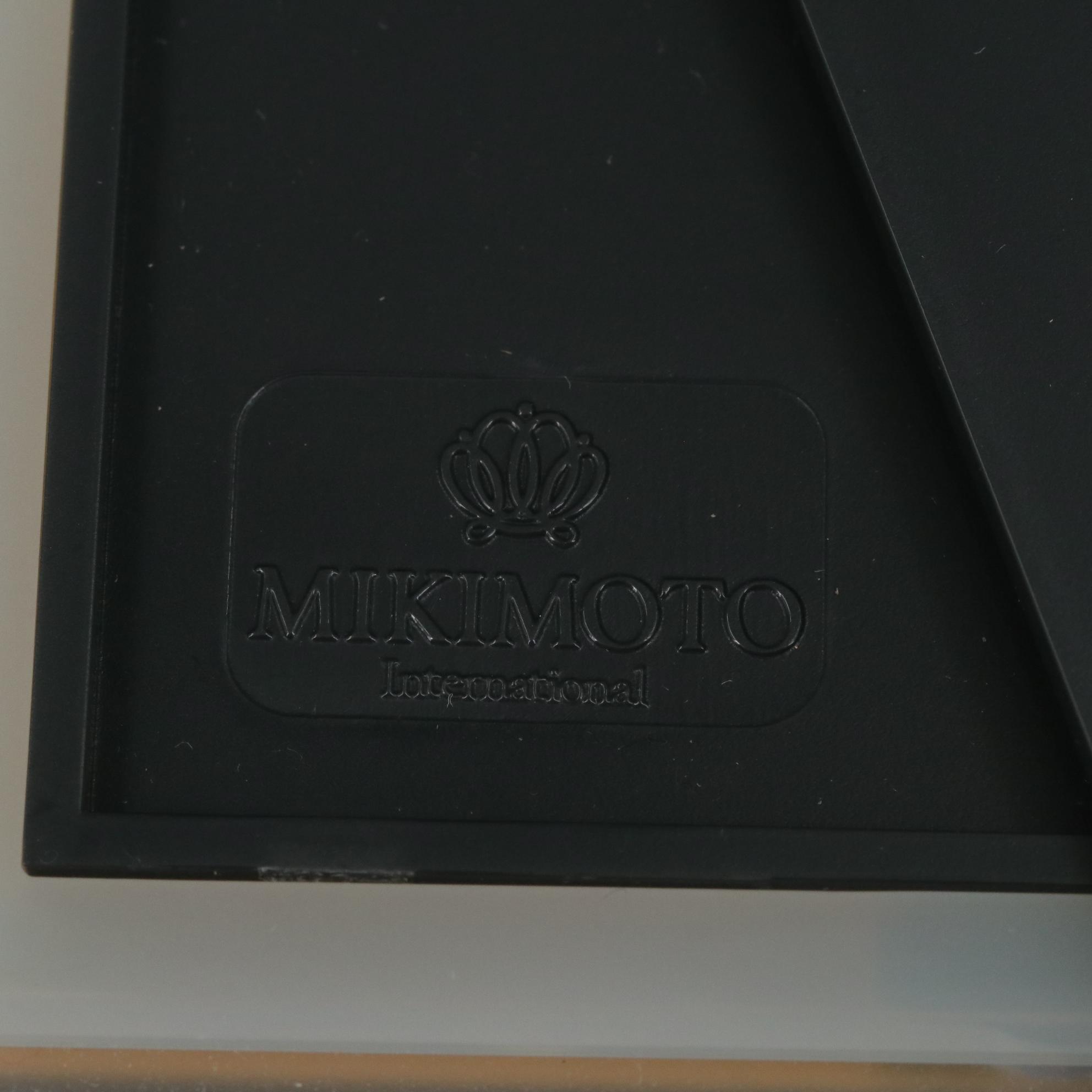 Mikimoto International Pearl Accented Quartz Desk Clock and Frame Set