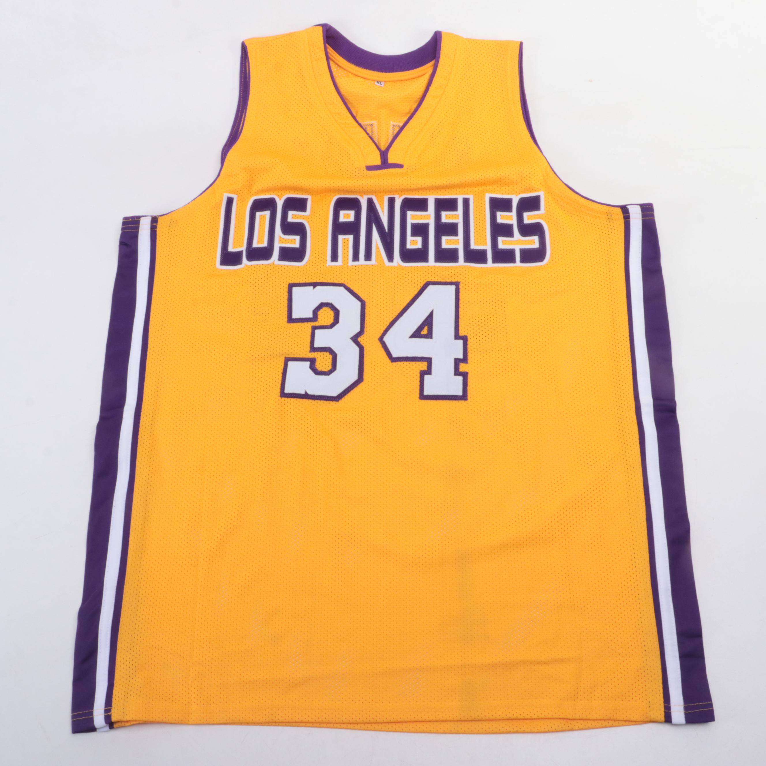 Shaquille O'Neal Signed Los Angeles Lakers Basketball Jersey