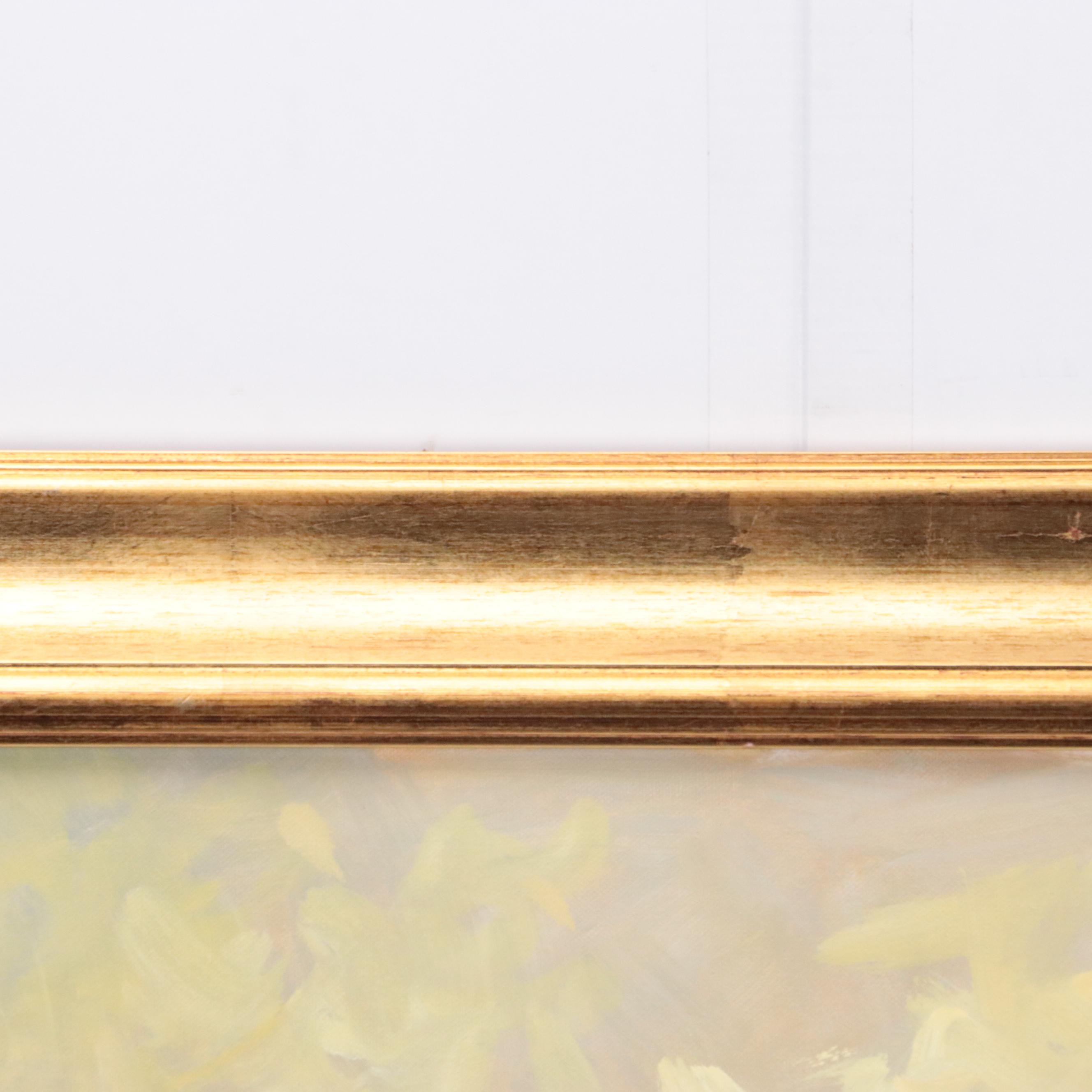 Lilia Obrath Floral Still Life Oil Painting "Cordelia's Lilacs," 21st Century