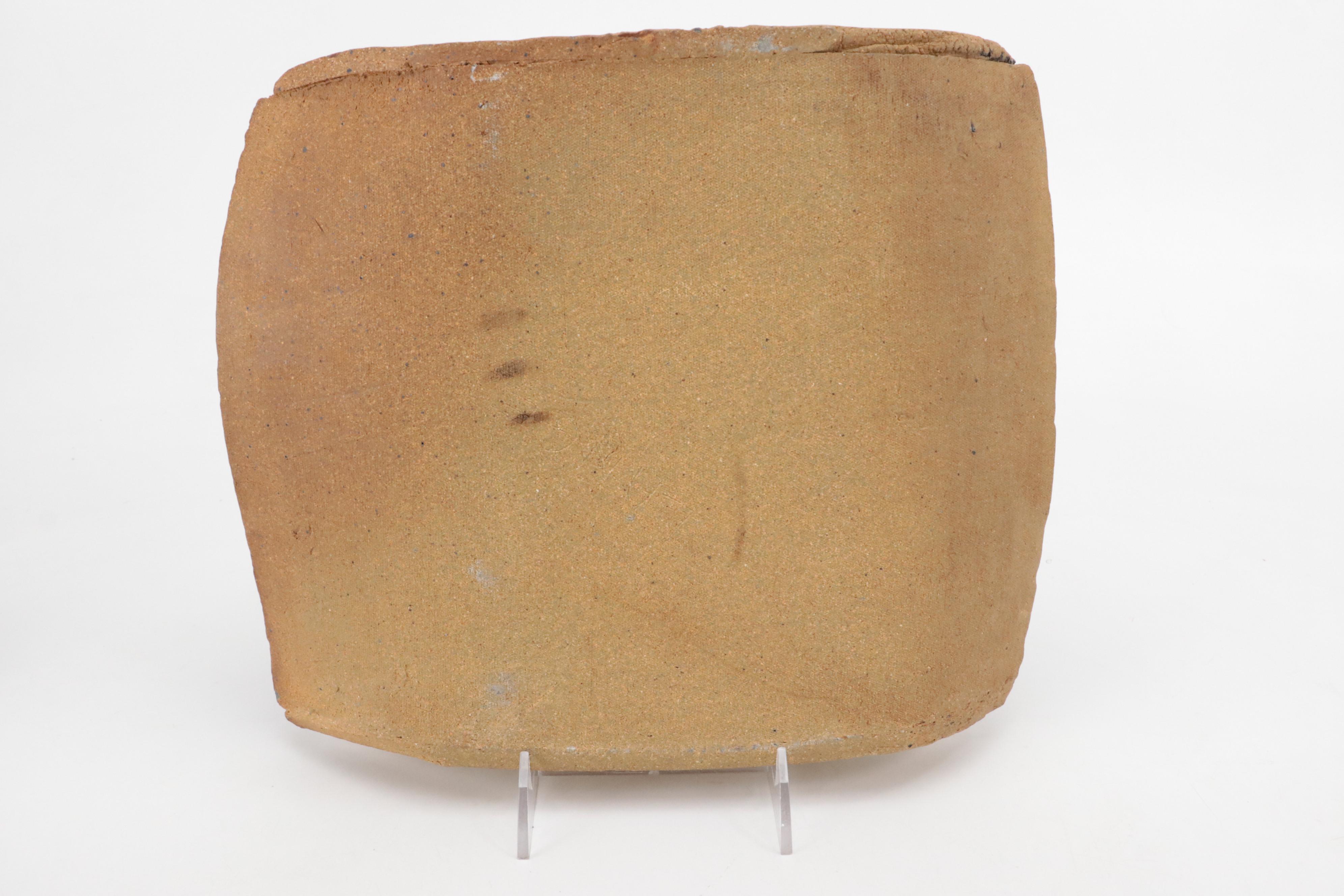 Michael Frasca Art Pottery Bowl and Slab, Contemporary