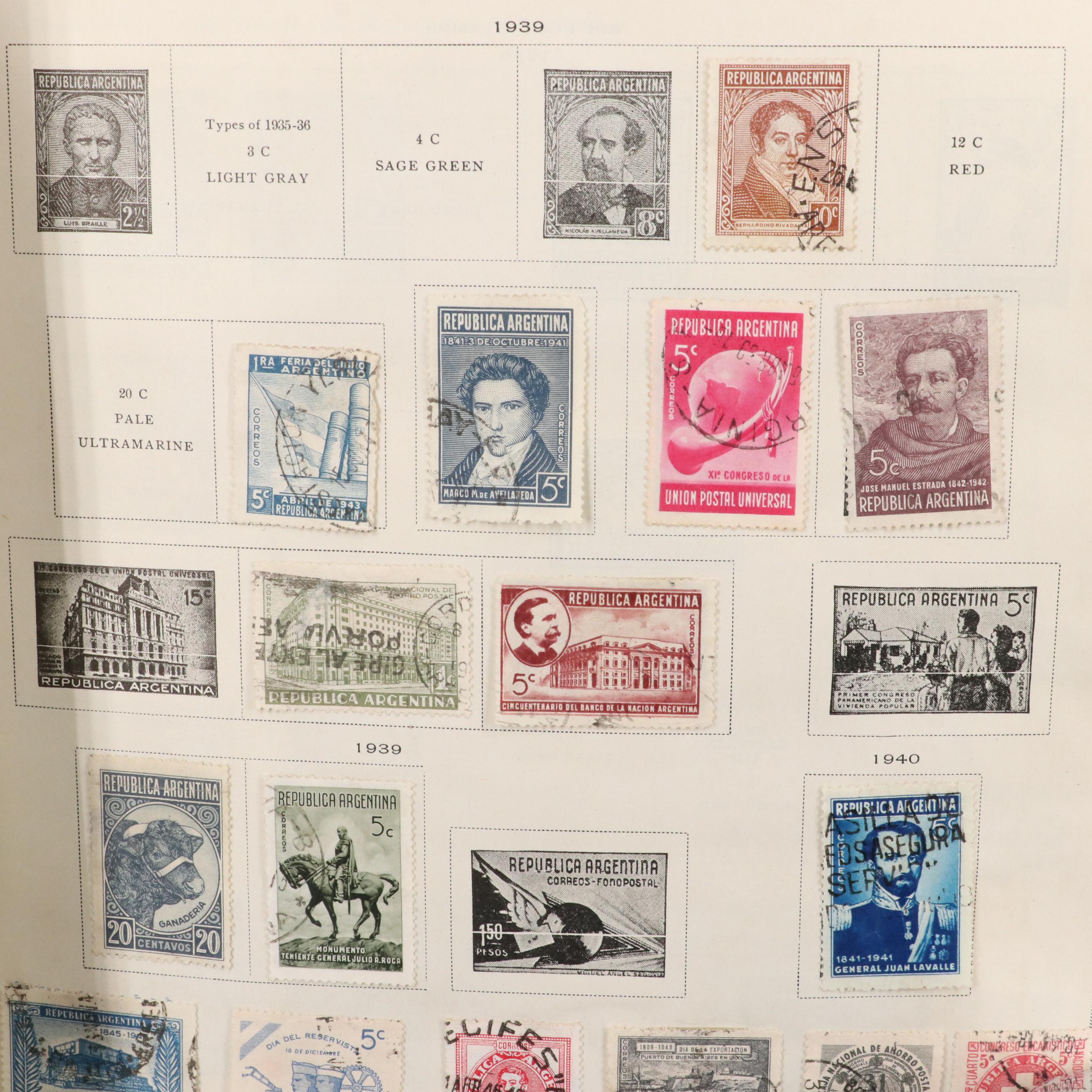 Scott's International Postage Stamp Album, 1947