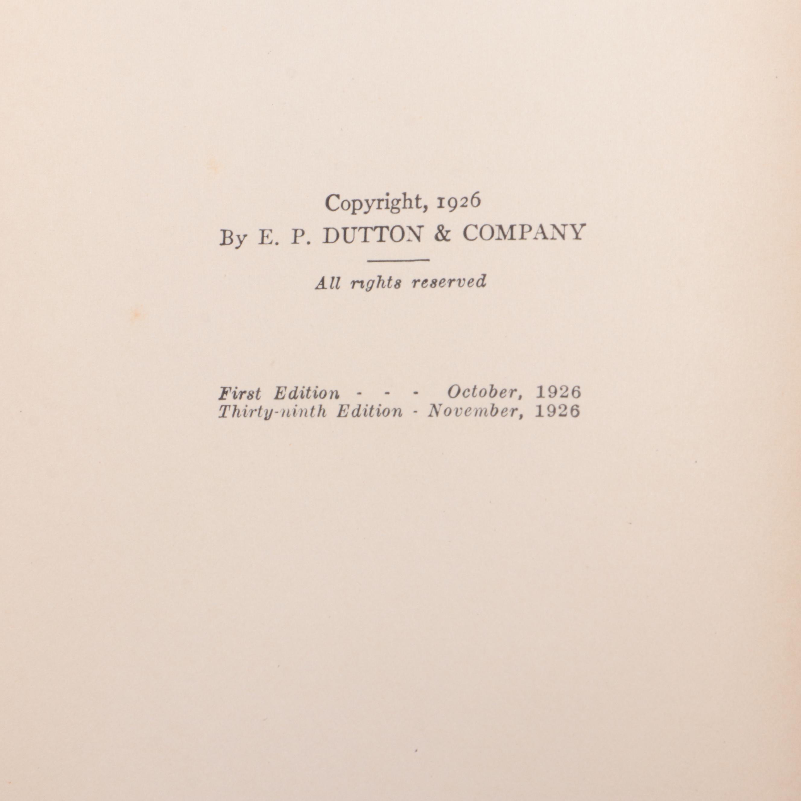 Illustrated "Winnie the Pooh" by A. A. Milne and Other Book, Early 20th Century