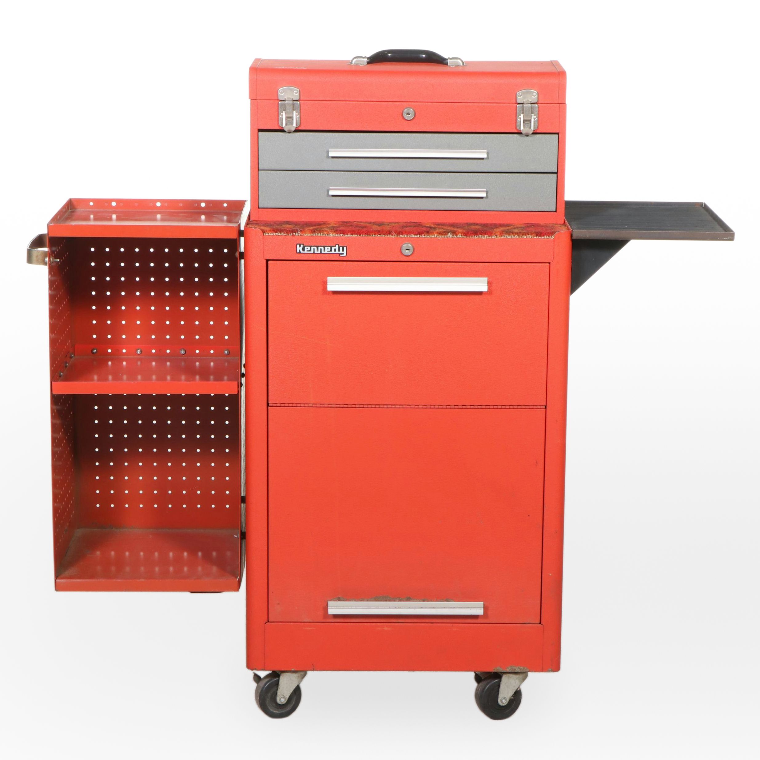 Kennedy Manufacturing Co. Painted Steel Tool Cart