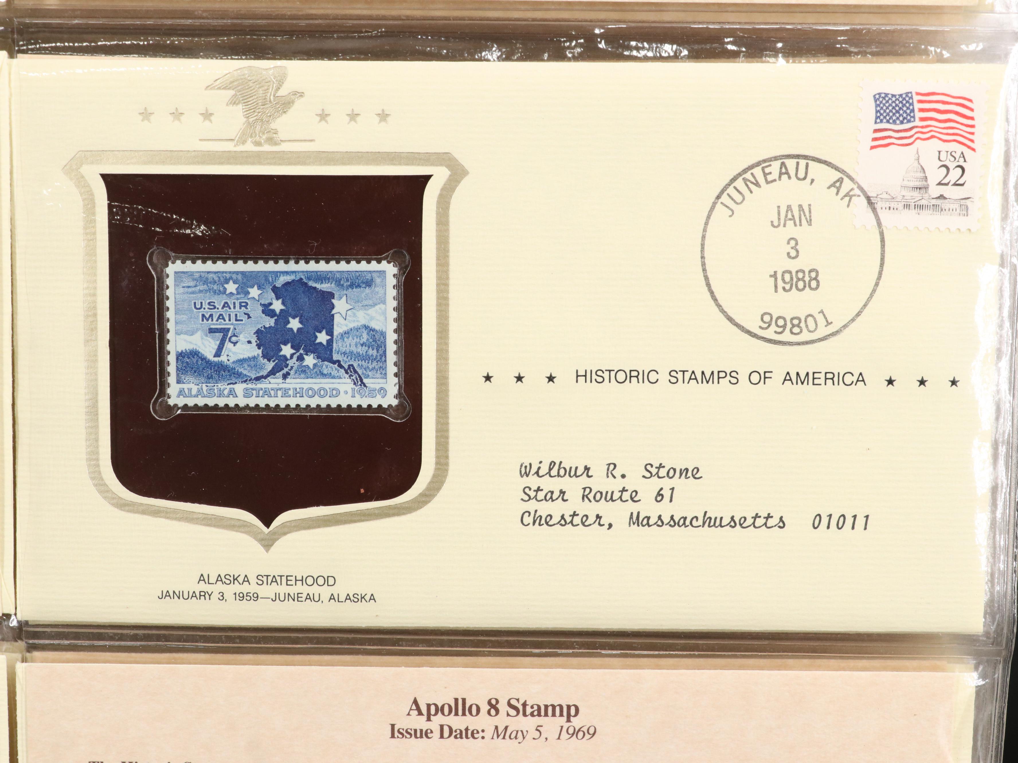 "Historic Stamps of America" Postage Stamp Album