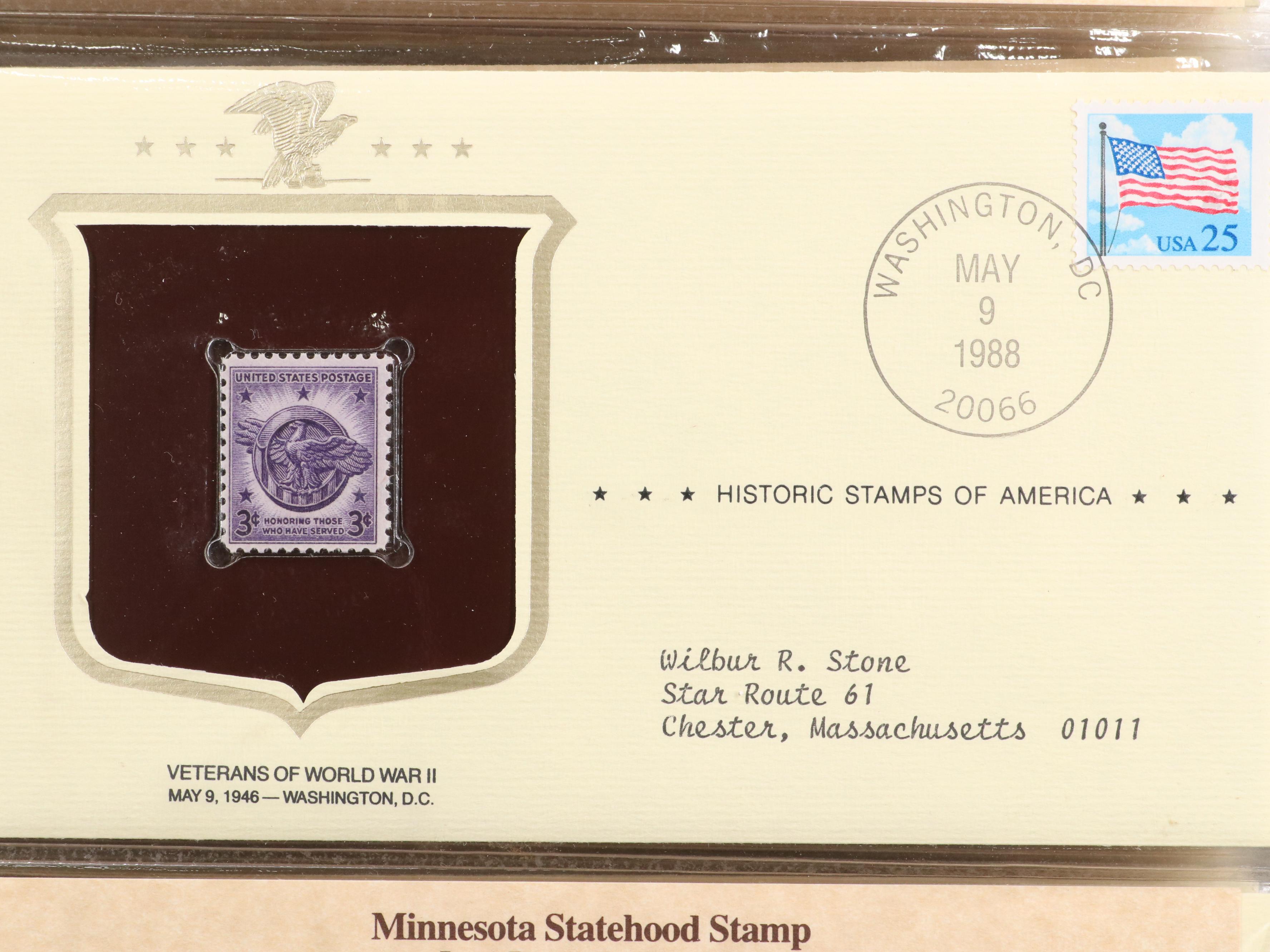 "Historic Stamps of America" Postage Stamp Album