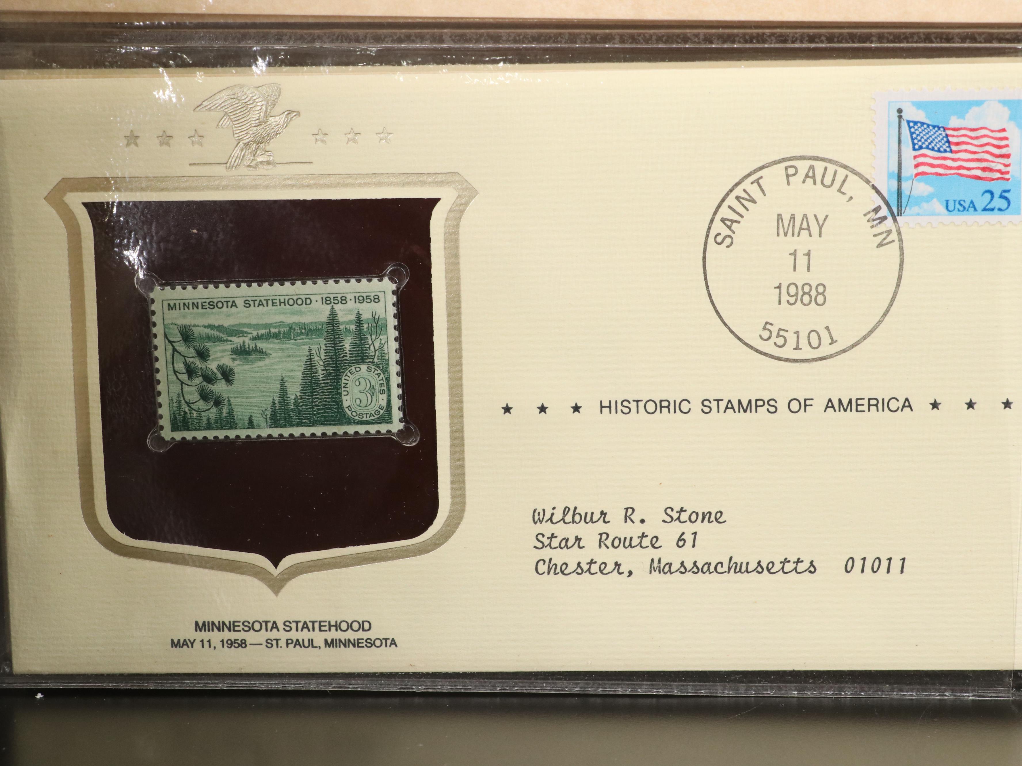 "Historic Stamps of America" Postage Stamp Album