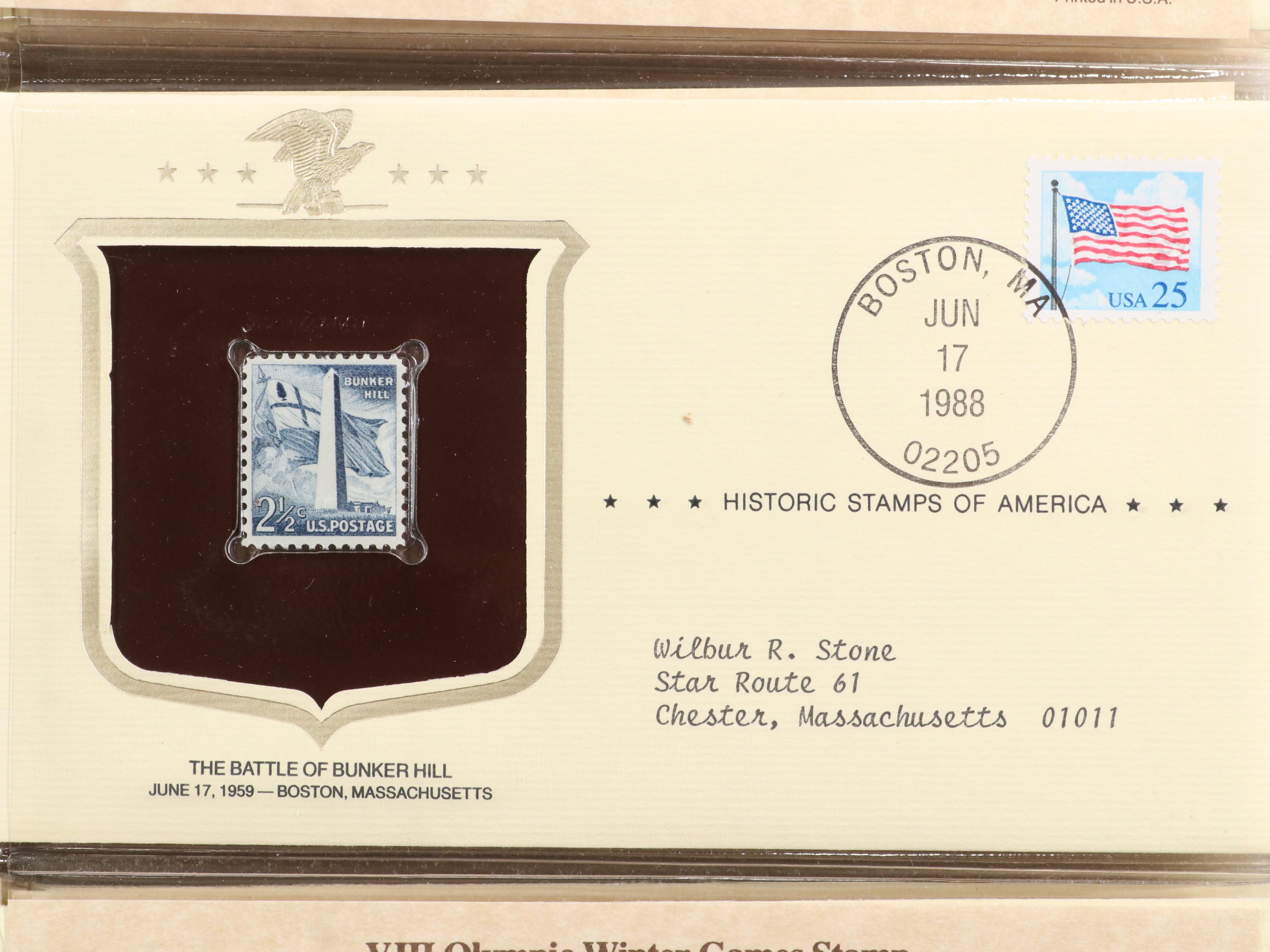 "Historic Stamps of America" Postage Stamp Album