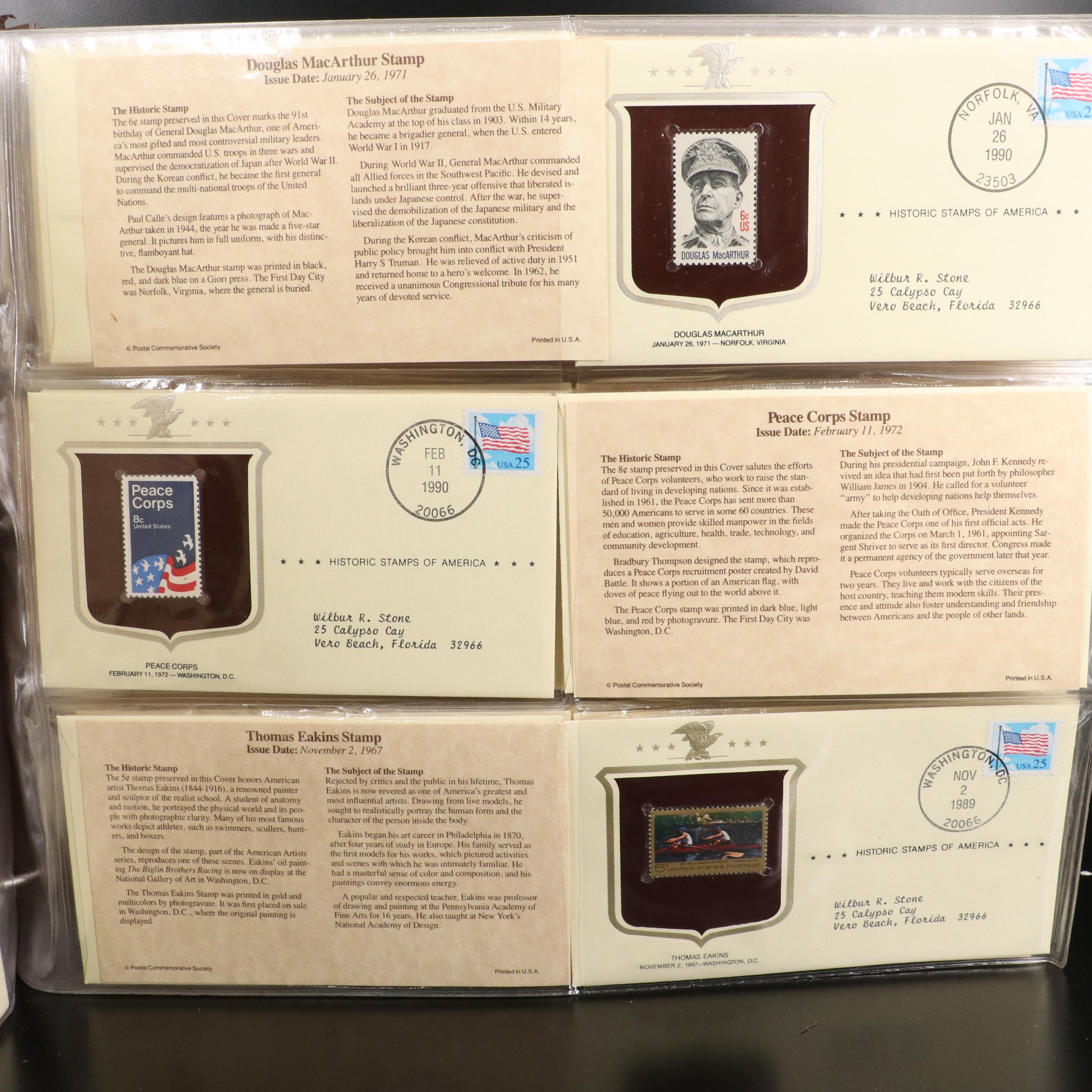 "Historic Stamps of America" Postage Stamp Album