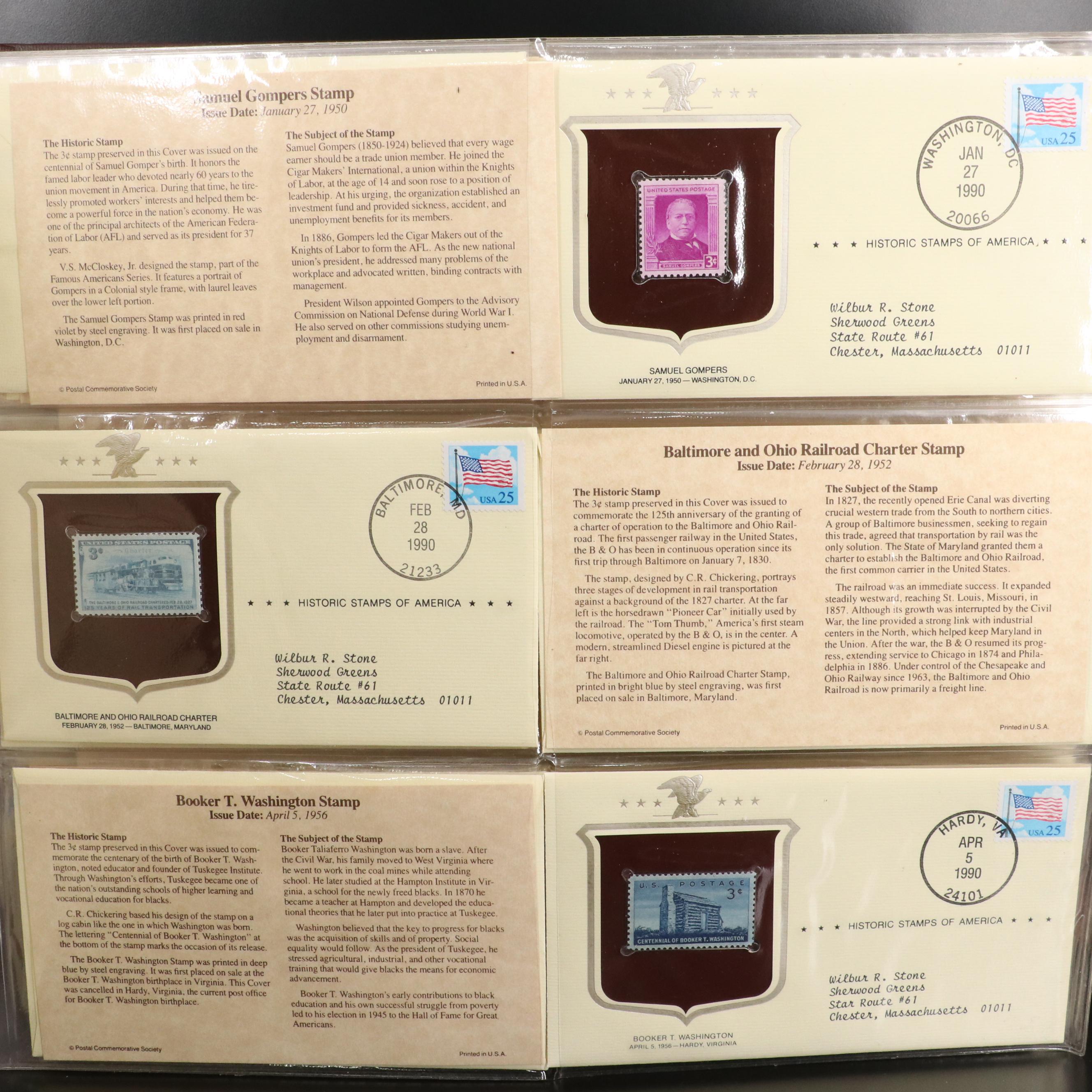 "Historic Stamps of America" Postage Stamp Album