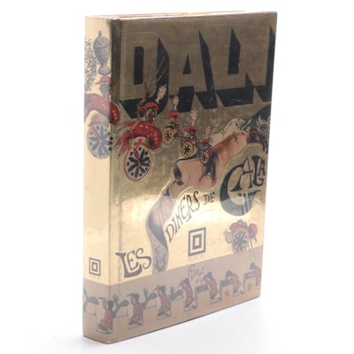 Illustrated First Edition "Les dîners de Gala" by Salvador Dalí, 1973