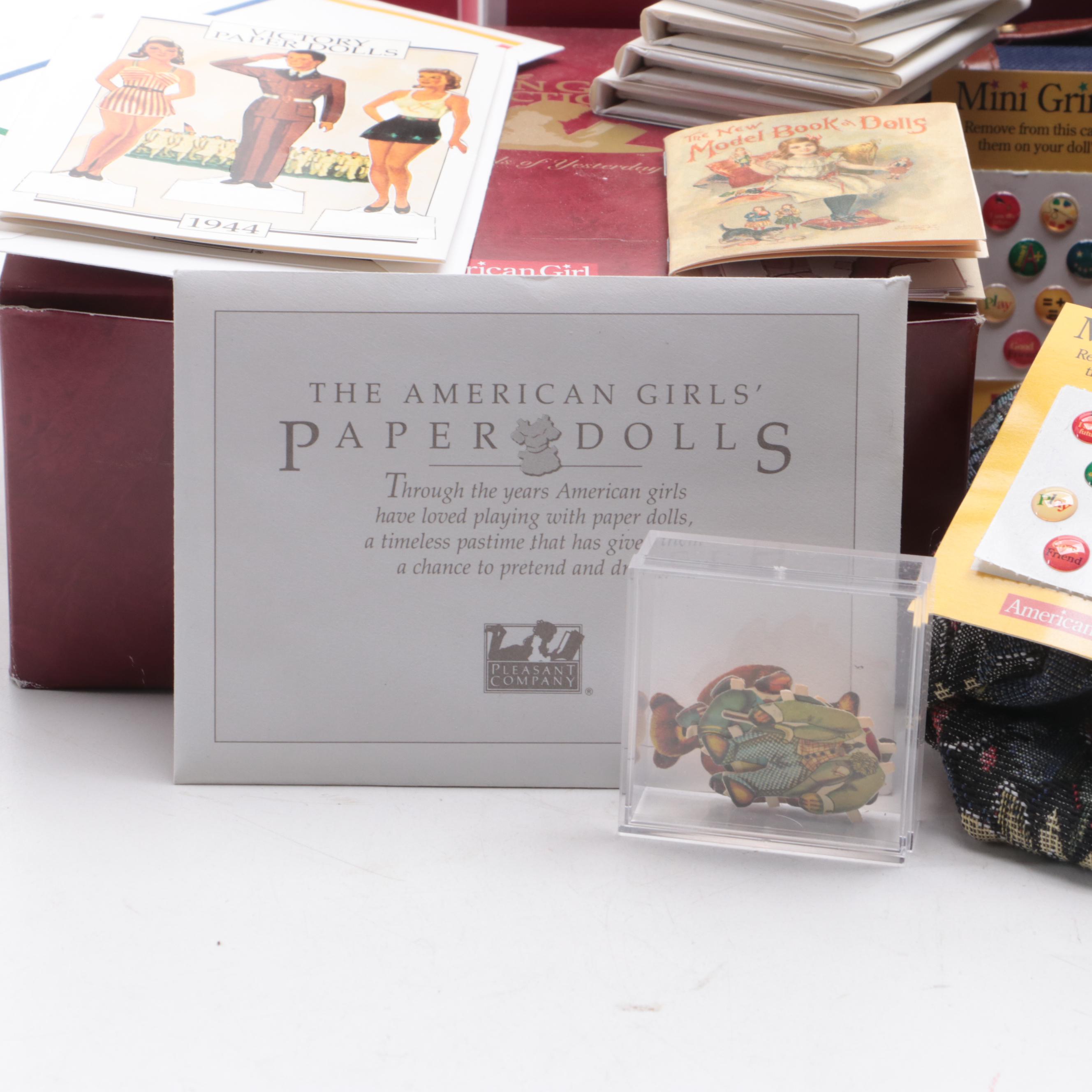 American Girl 25 Year Anniversary Dolls with Miniature Books and Accessories