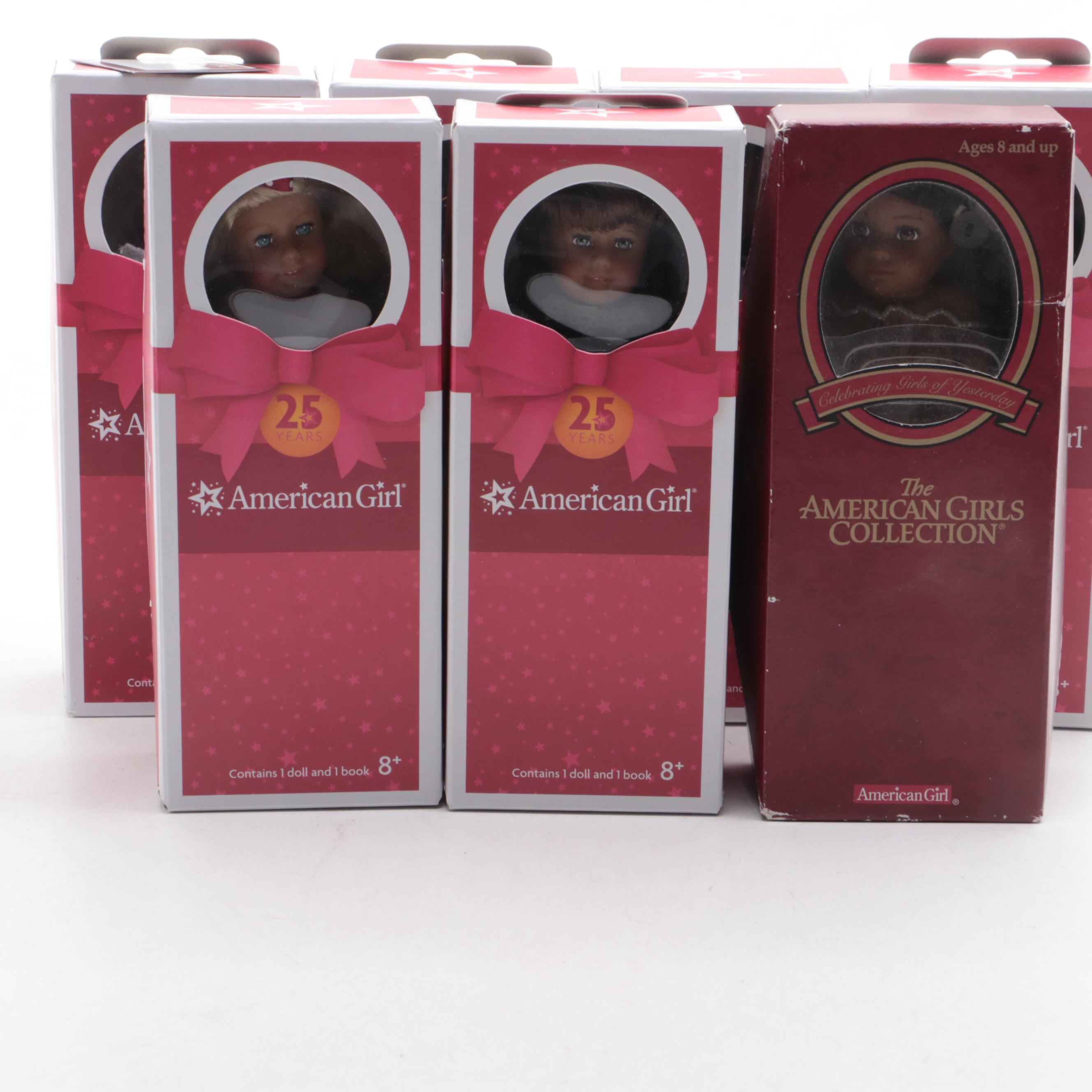 American Girl 25 Year Anniversary Dolls with Miniature Books and Accessories