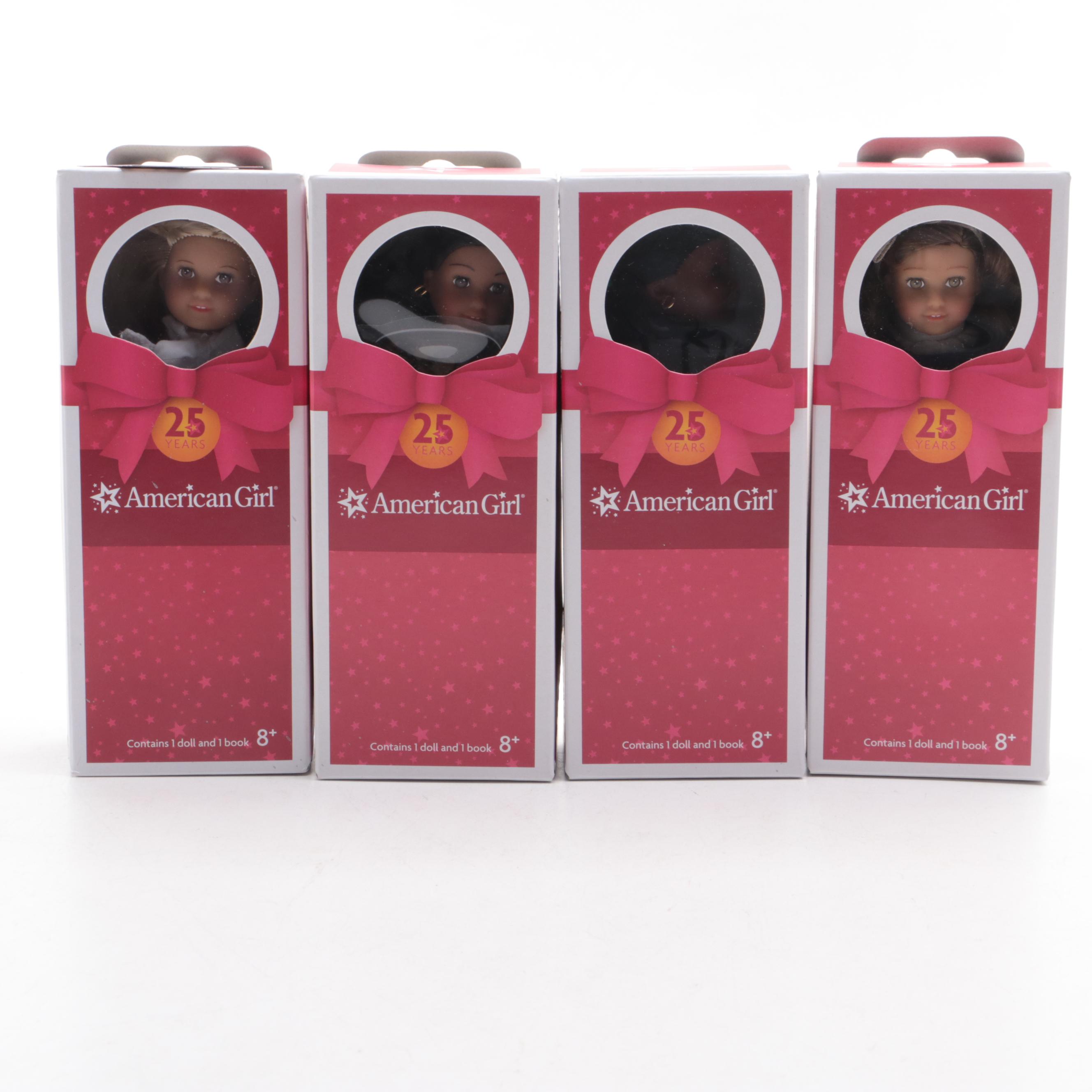 American Girl 25 Year Anniversary Dolls with Miniature Books and Accessories