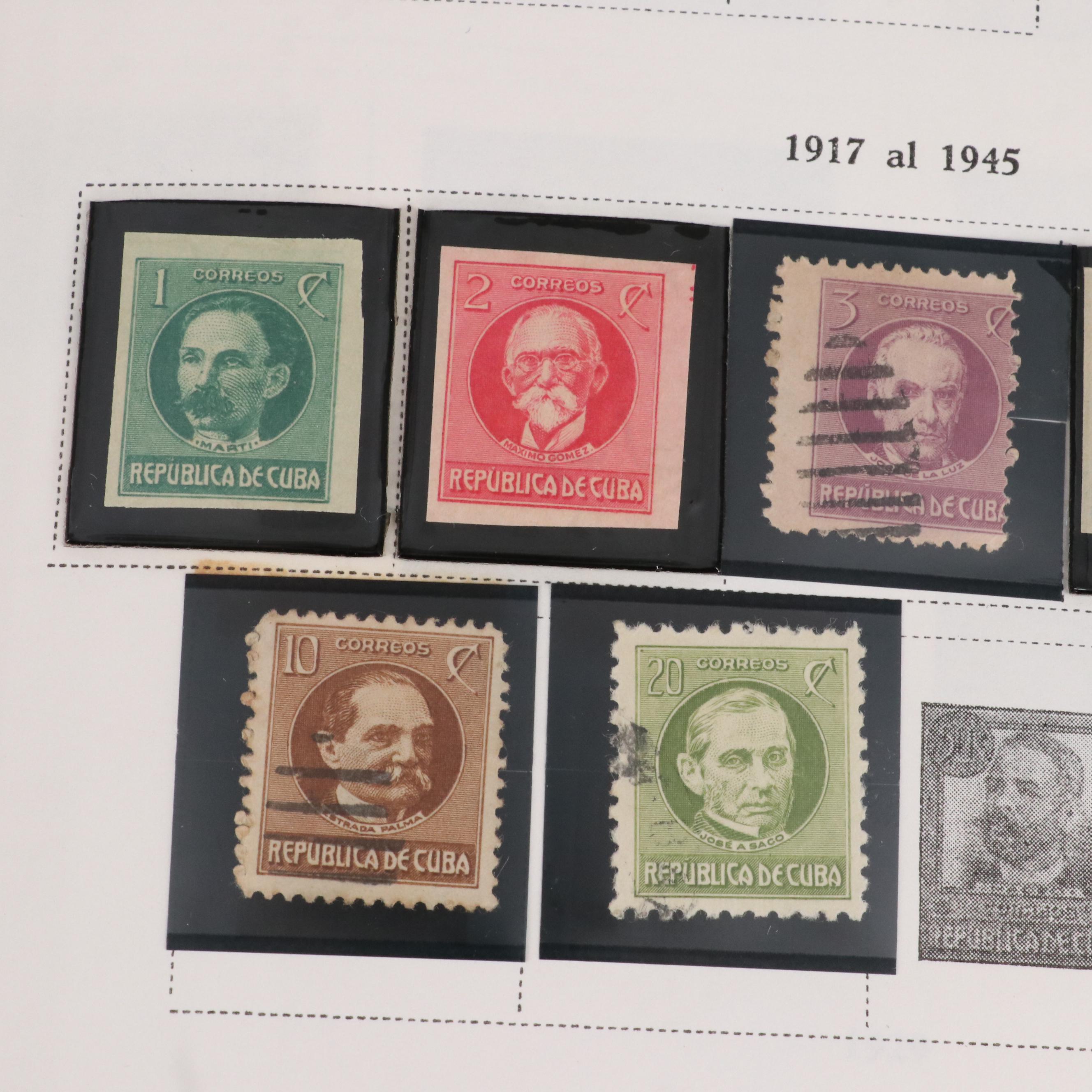 Postage Stamp Collection from Cuba