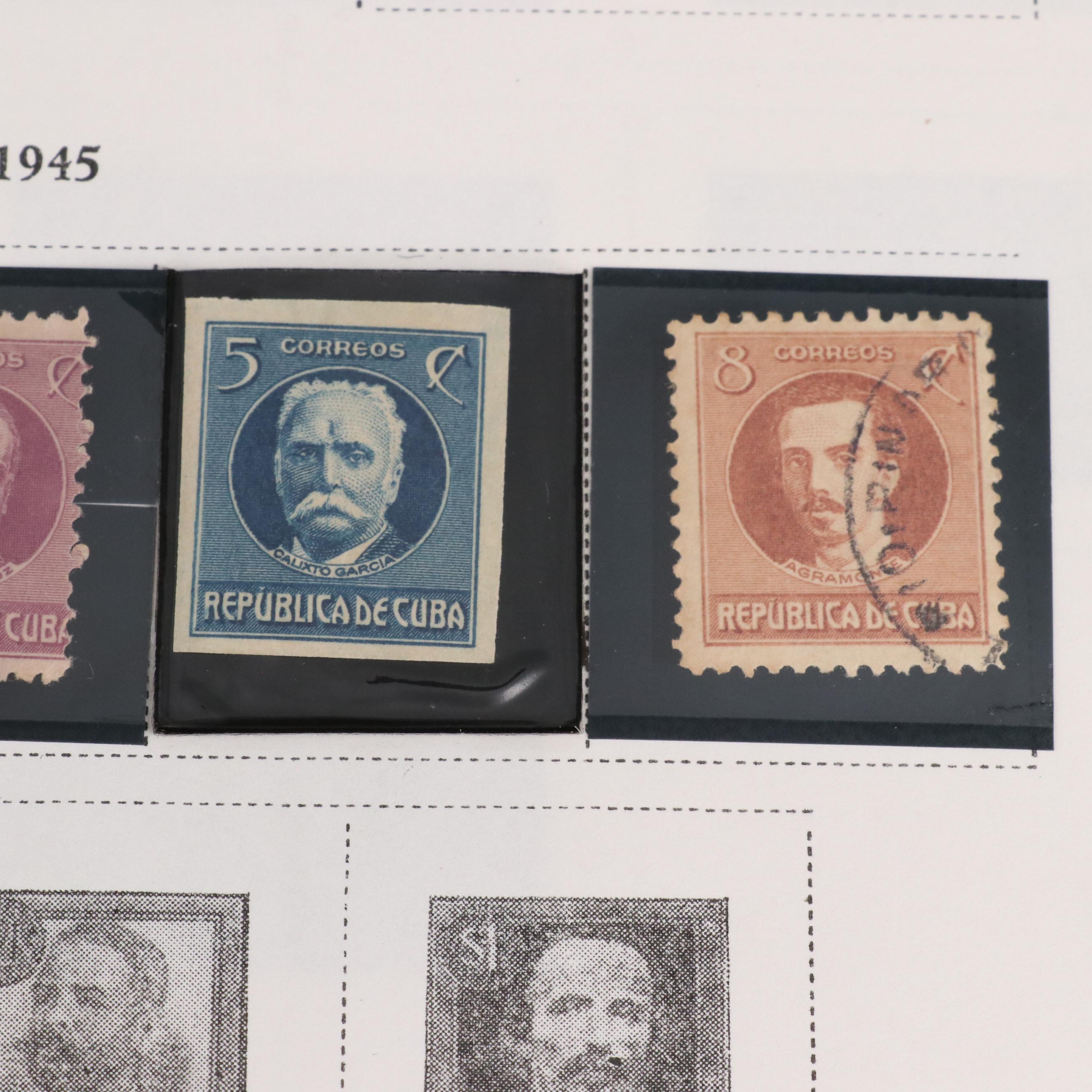 Postage Stamp Collection from Cuba