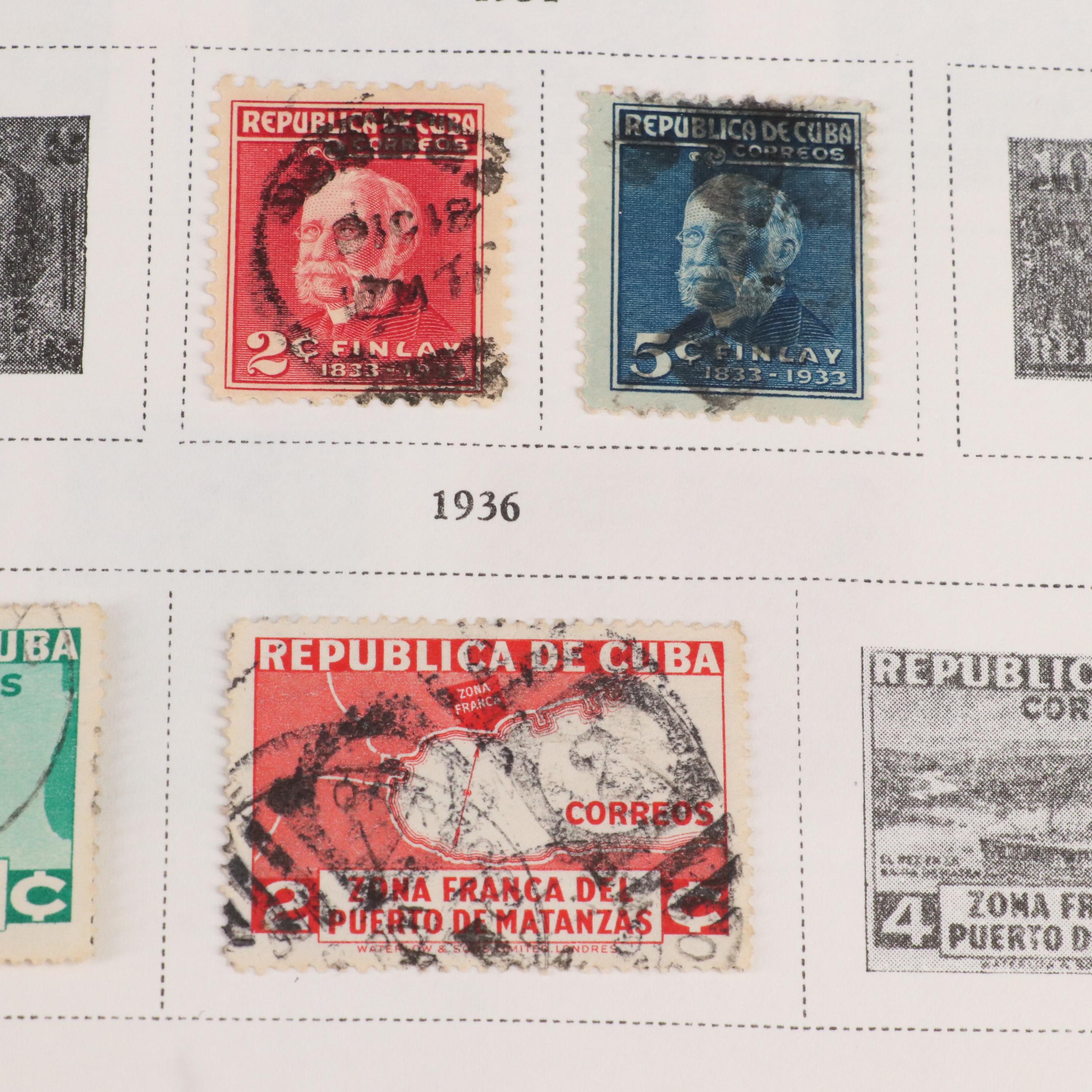 Postage Stamp Collection from Cuba