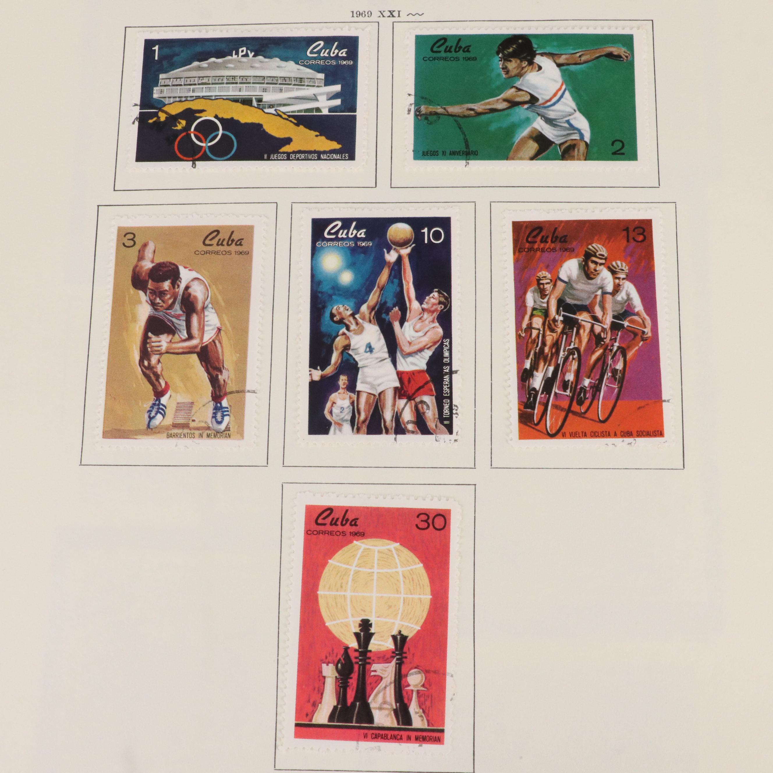 Postage Stamp Collection from Cuba