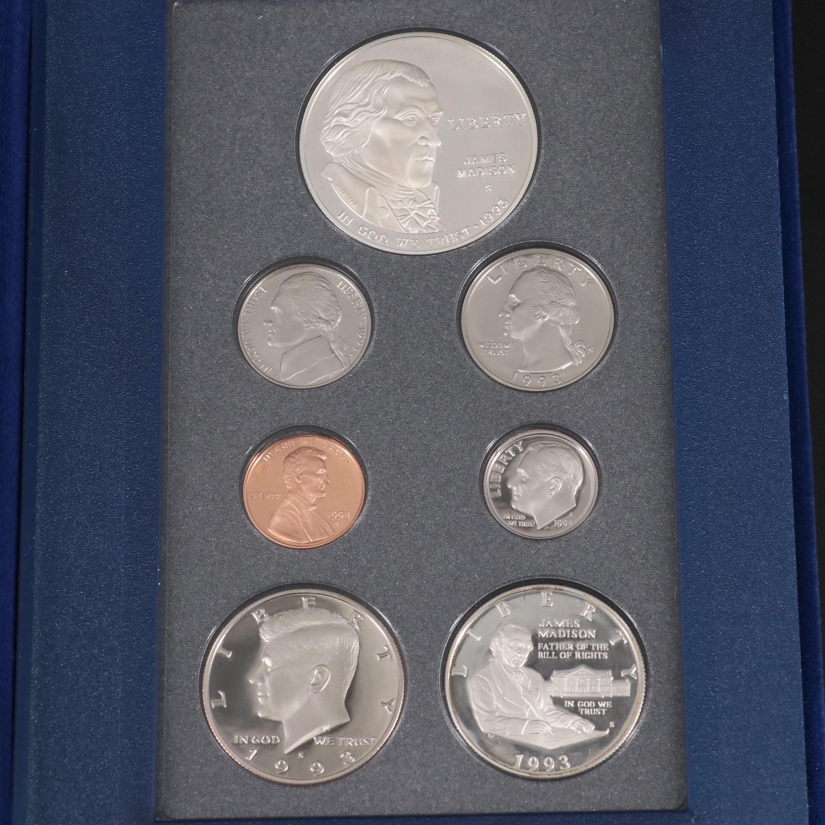 Group of Three United States Mint Prestige Proof Sets