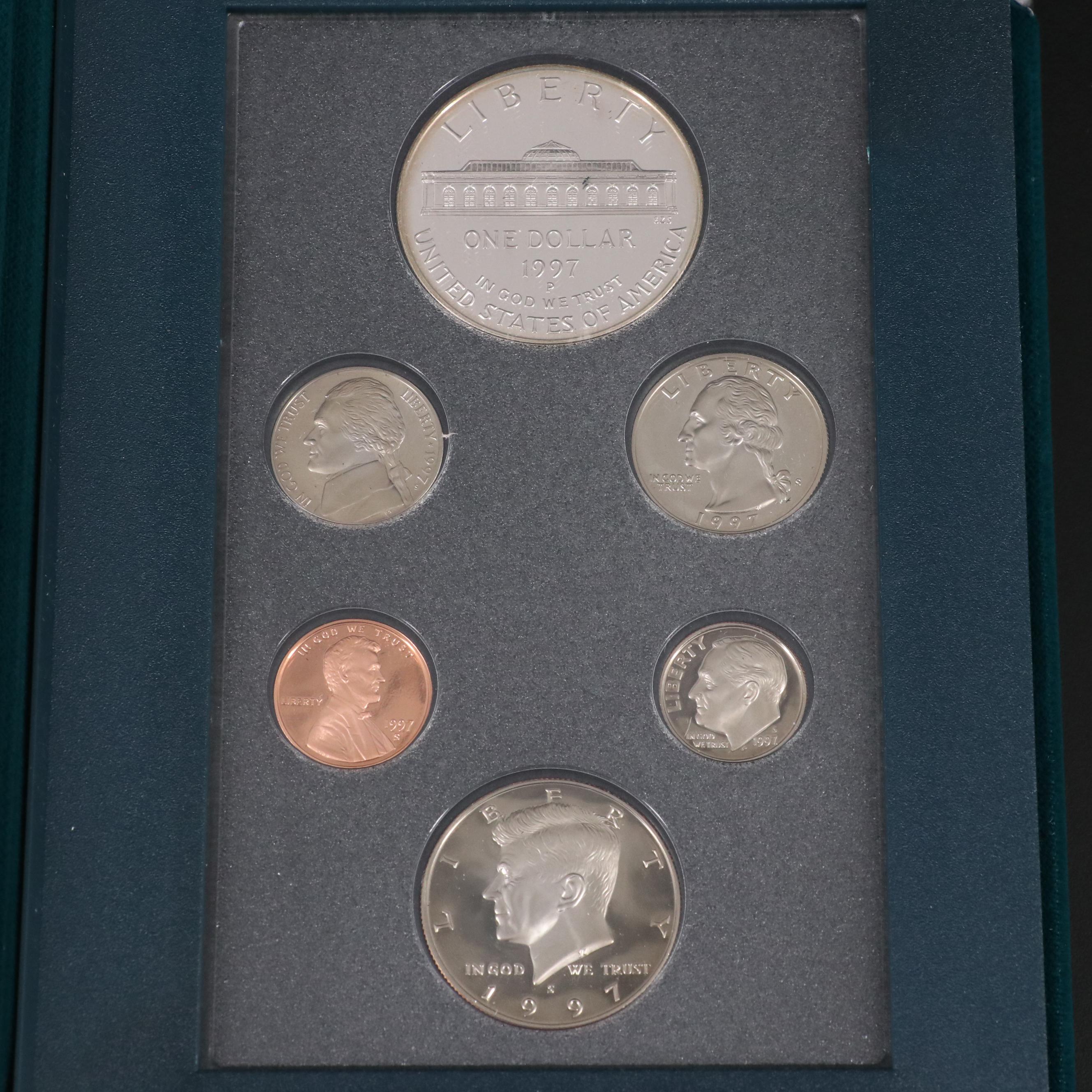 Group of Three United States Mint Prestige Proof Sets