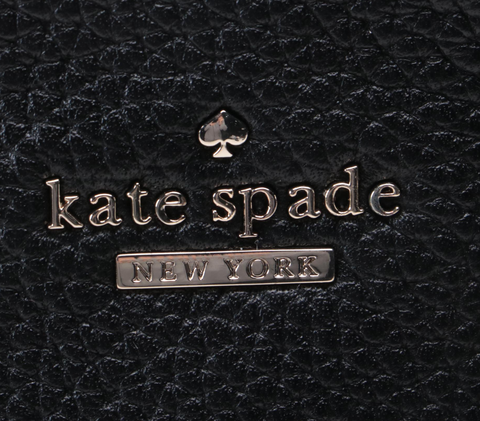 Kate Spade Black Holden Street Lanie Bag, Coach Peyton Leather Cora Dome Satchel