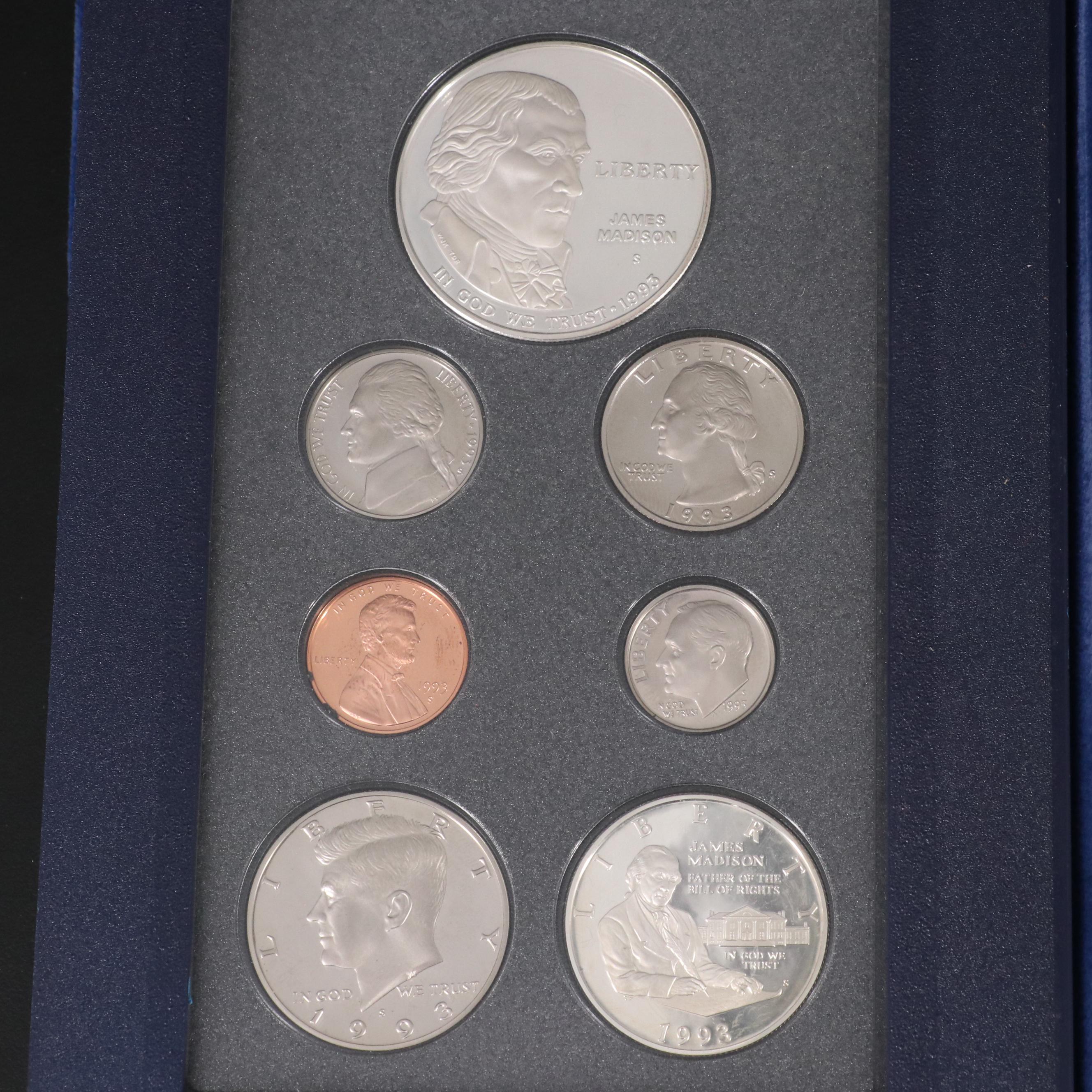 Group of Four United States Mint Prestige Proof Sets