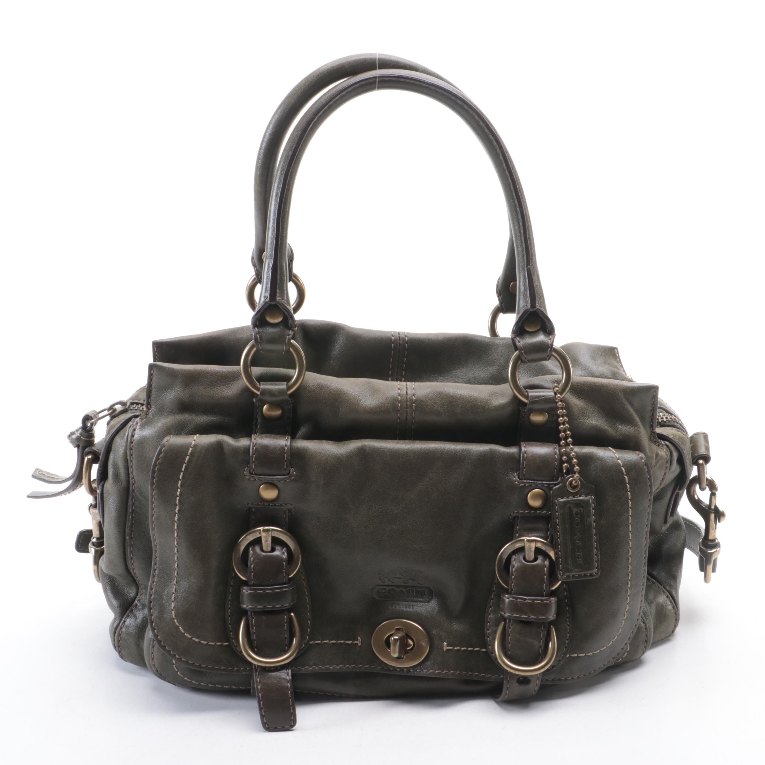 Coach Legacy Garcia Leather Satchel 12704 and Trifold Wallet F41832