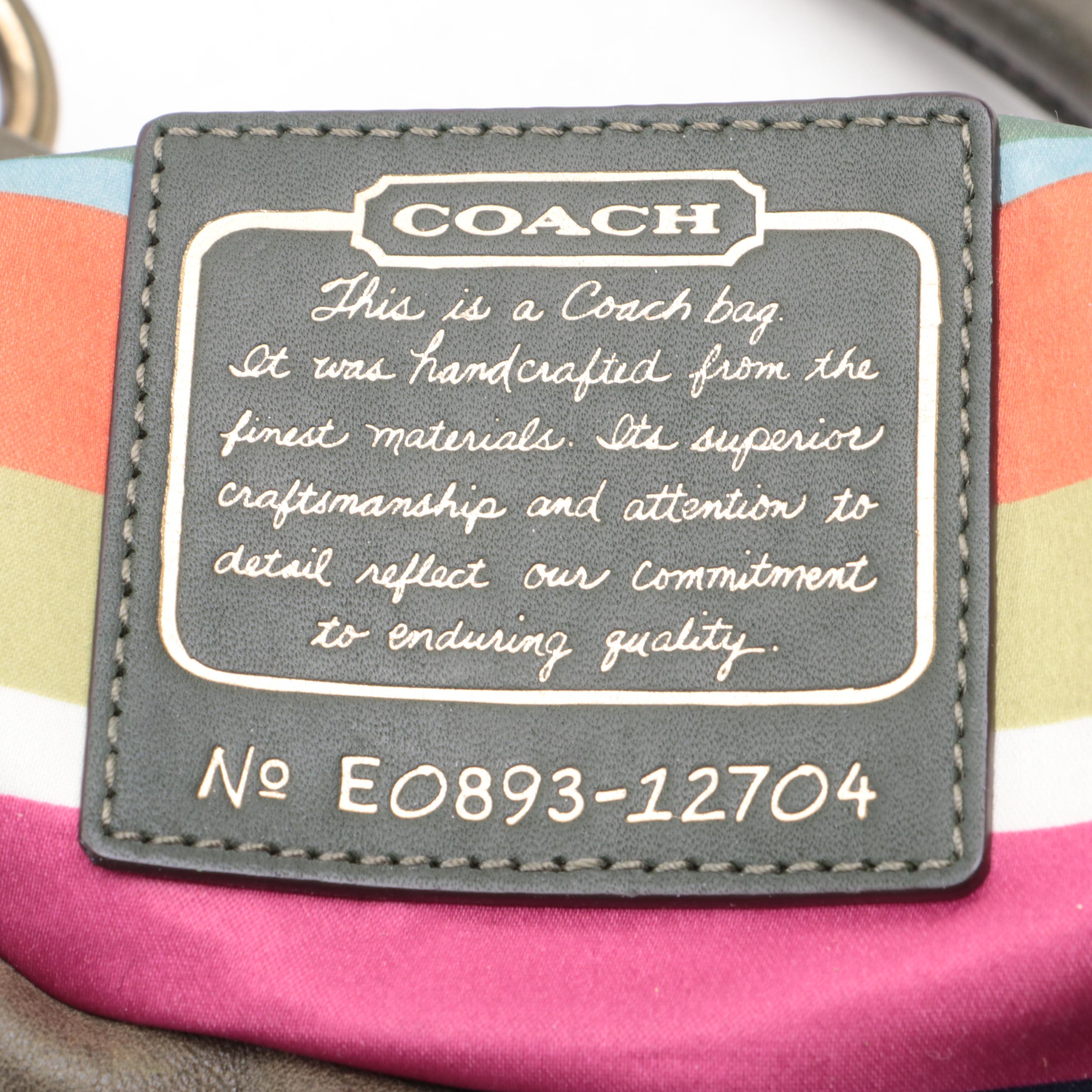 Coach Legacy Garcia Leather Satchel 12704 and Trifold Wallet F41832