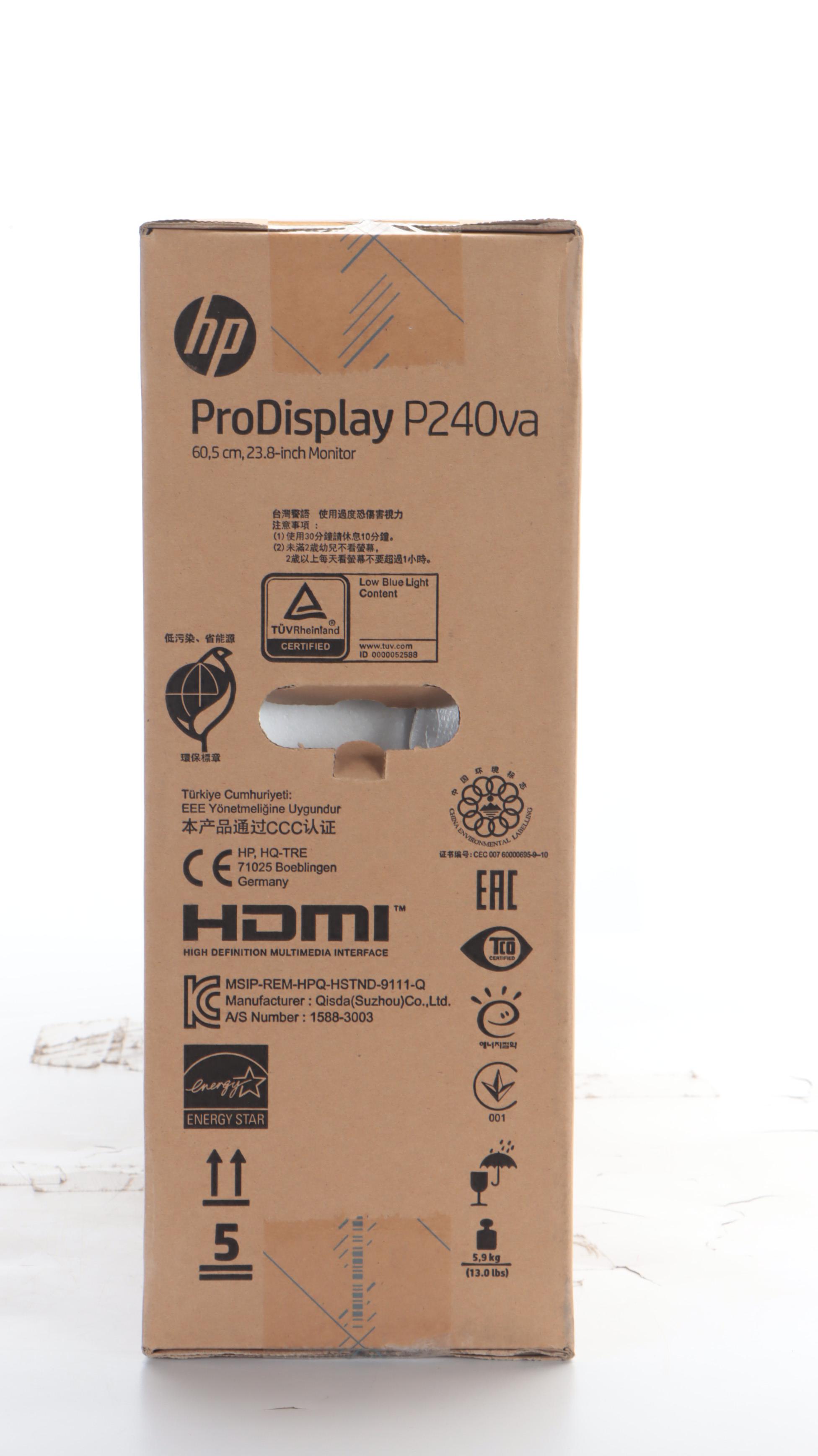 HP ProDisplay P240va Monitor