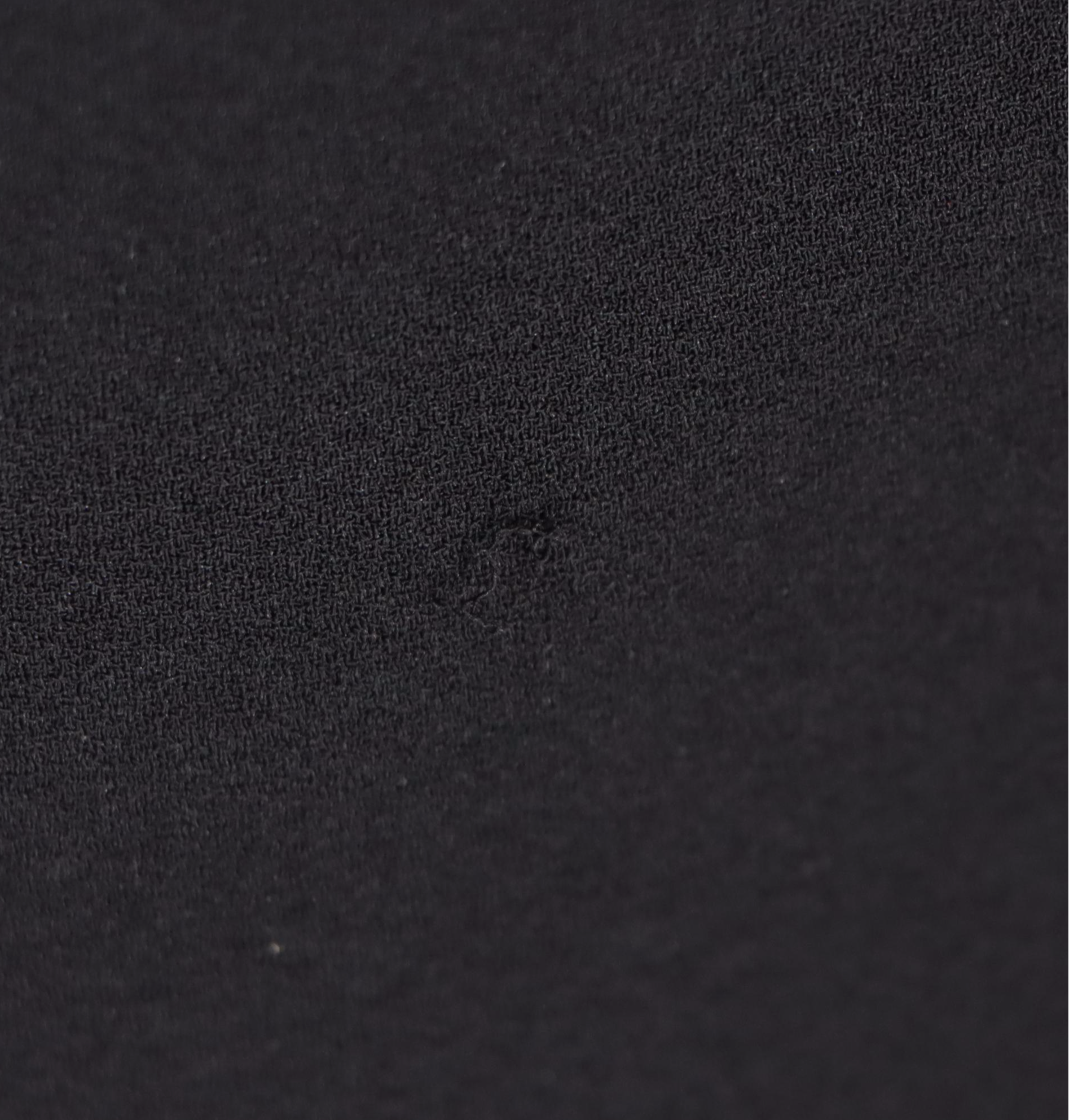 Evening Dress with Rhinestone Embellishment in Black Triacetate and Polyester