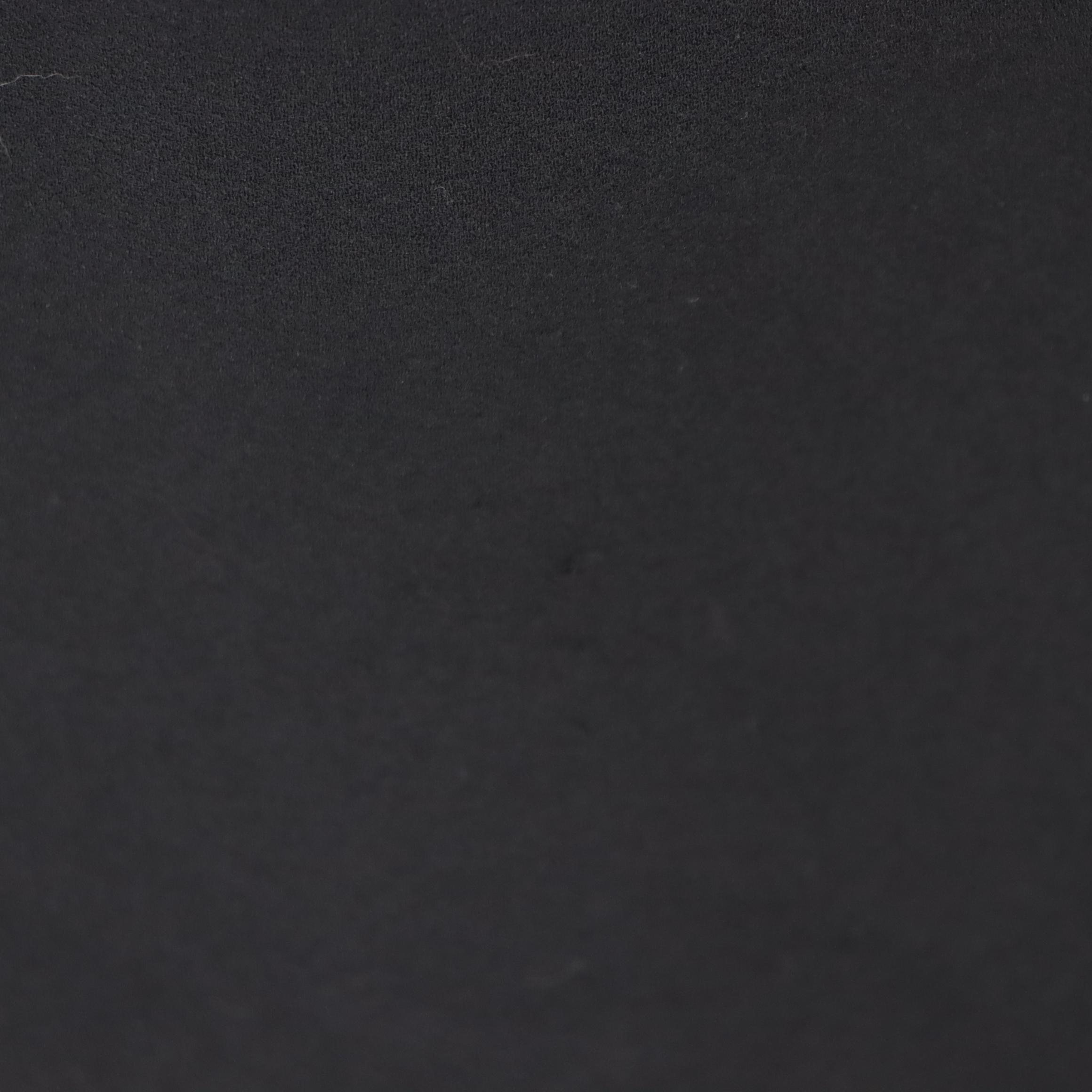 Evening Dress with Rhinestone Embellishment in Black Triacetate and Polyester