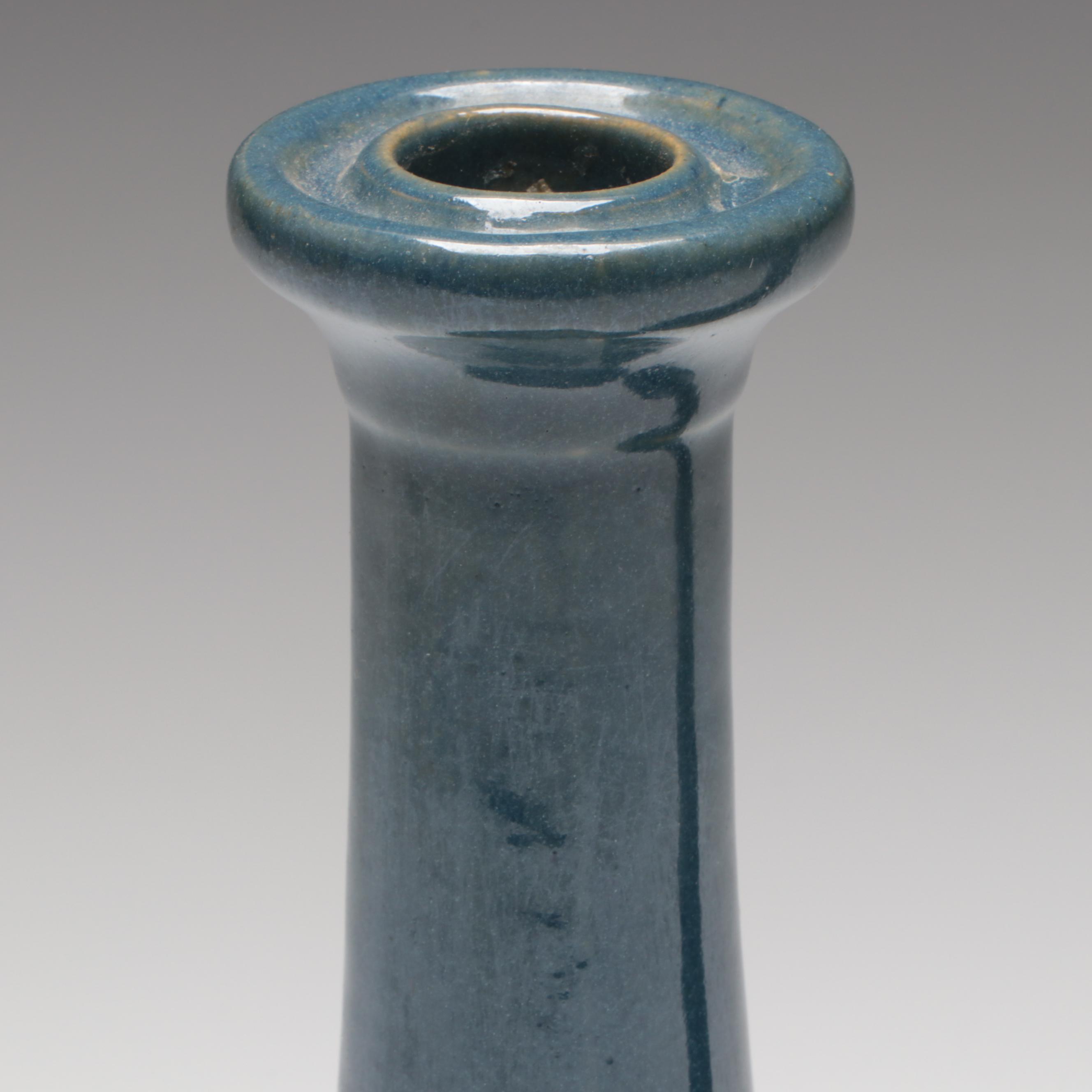 Edith Guerrier for Saturday Evening Girls Pottery Candlesticks, Circa 1921