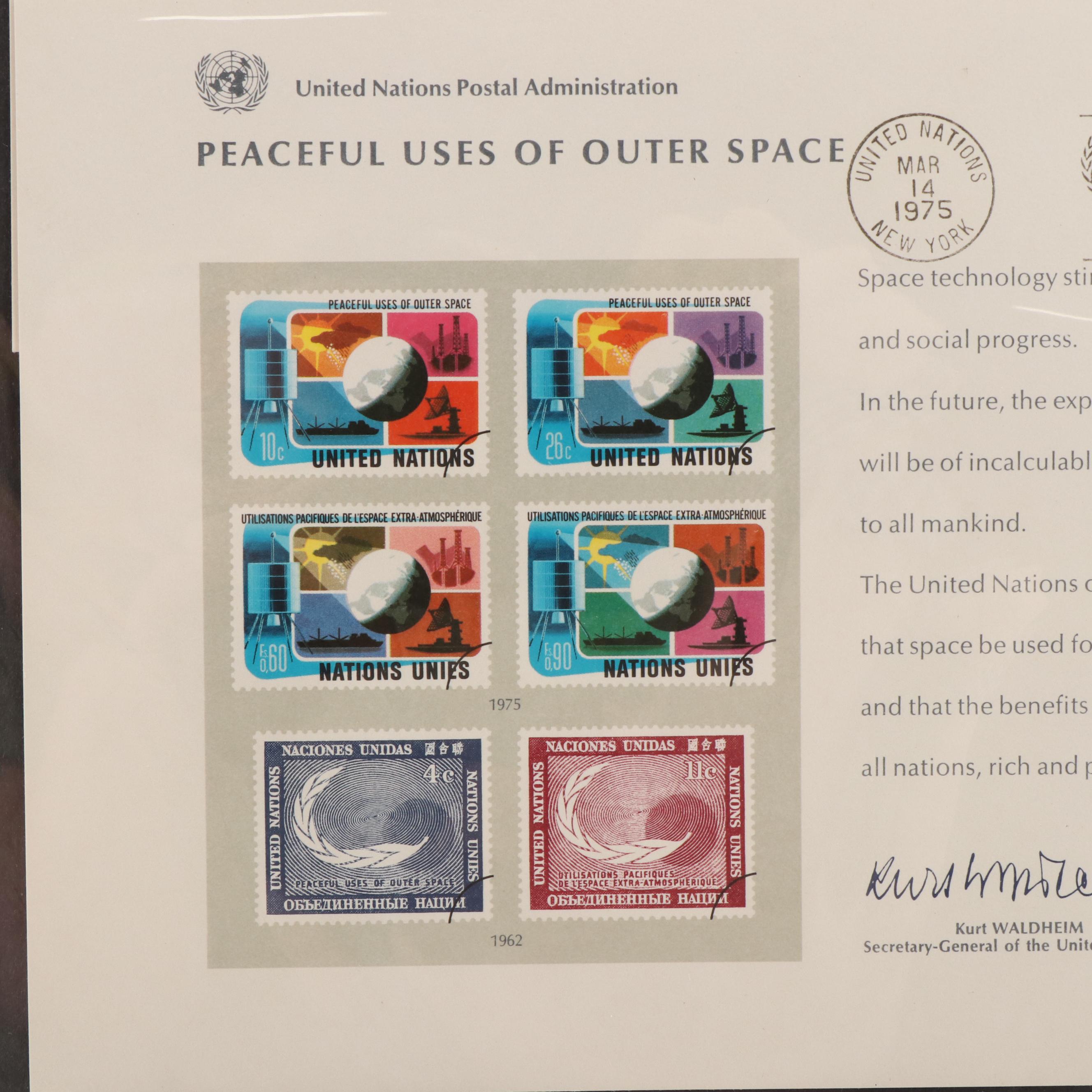 United Nations Postal Covers, U.S. Postal Covers and More