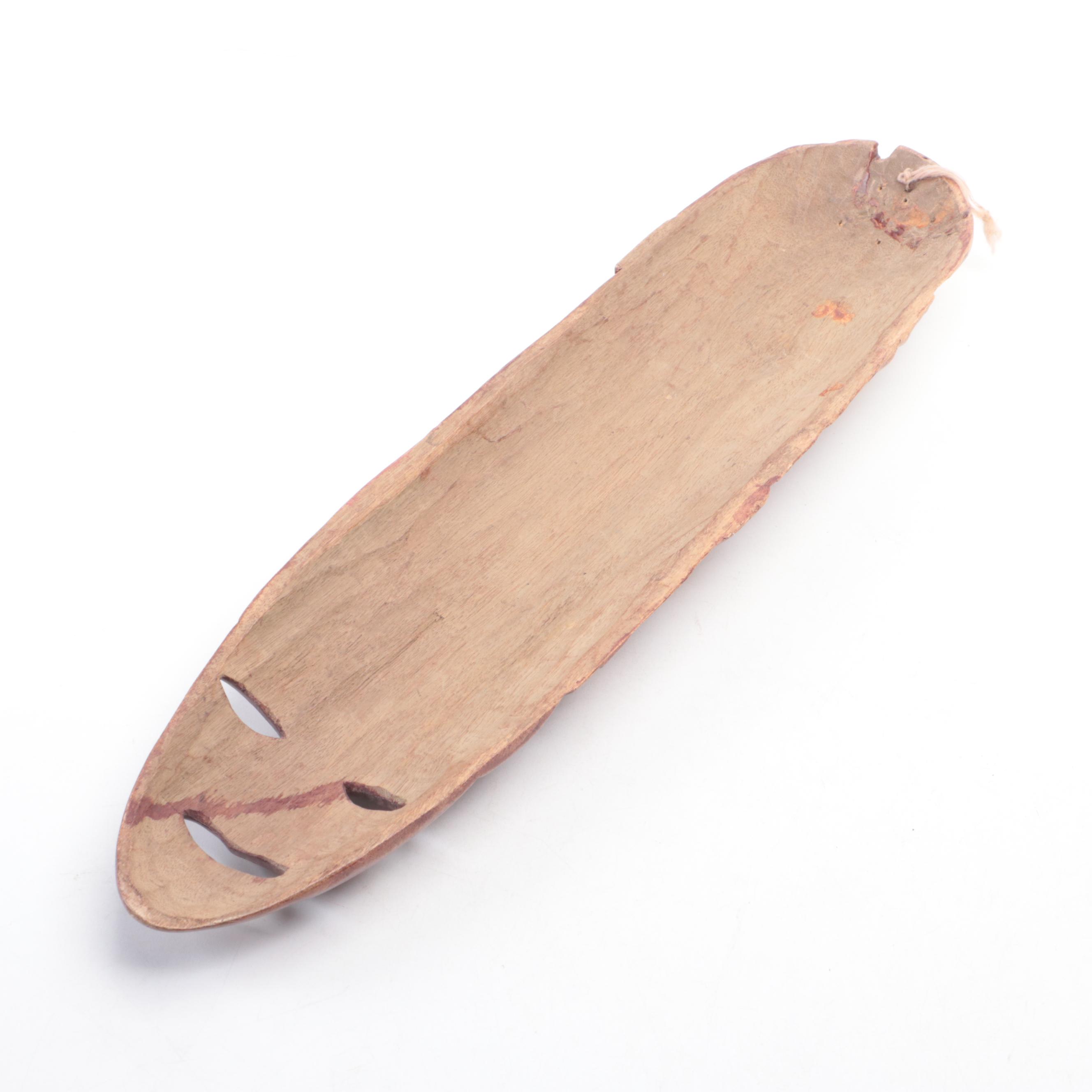 West African Bambara Ntomo Mask, Javanese and Jamaican Souvenir Masks,