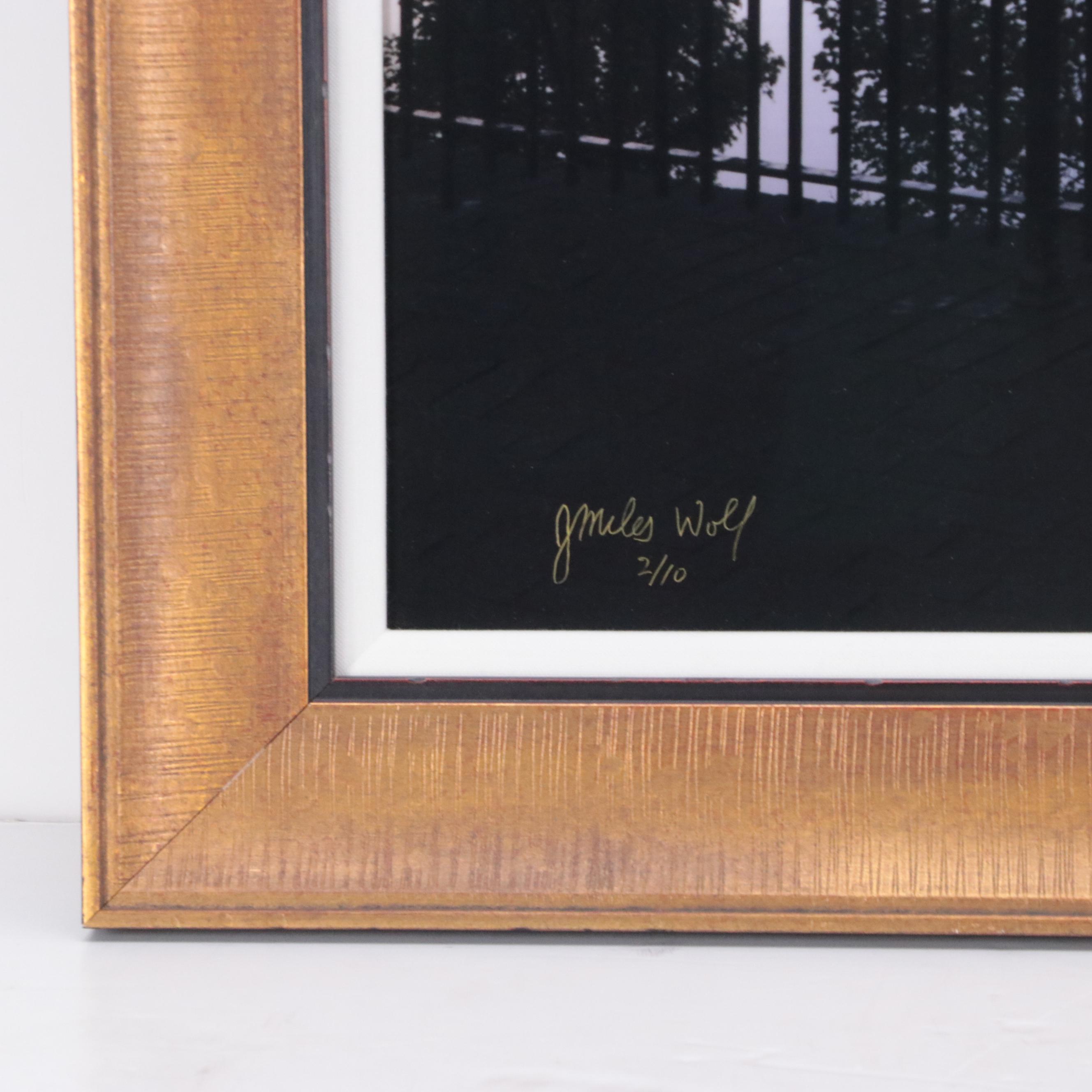 J. Miles Wolf Chromogenic Color Print of Cincinnati View From Kentucky