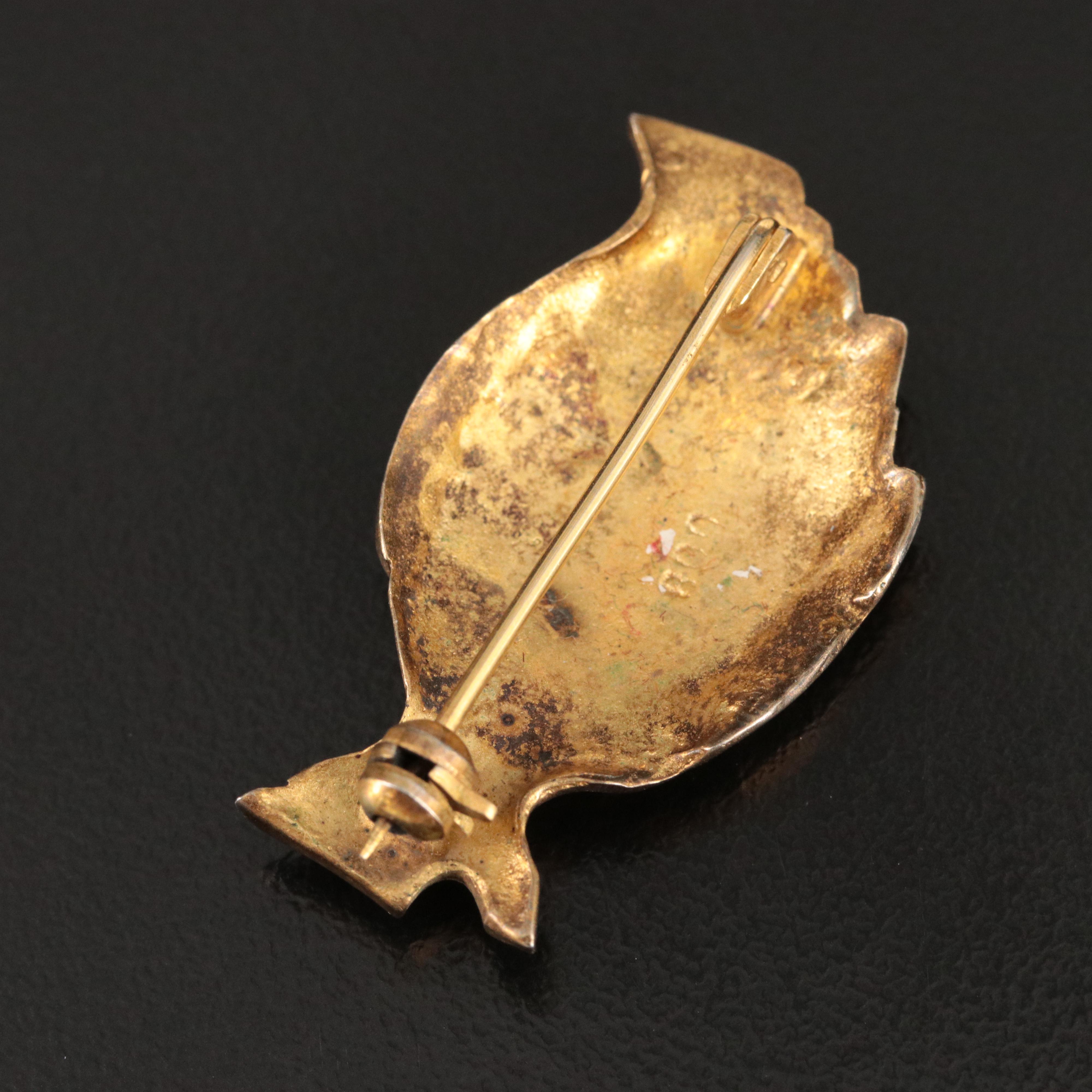 800 Silver Ancient Greek Vase Replica Pin