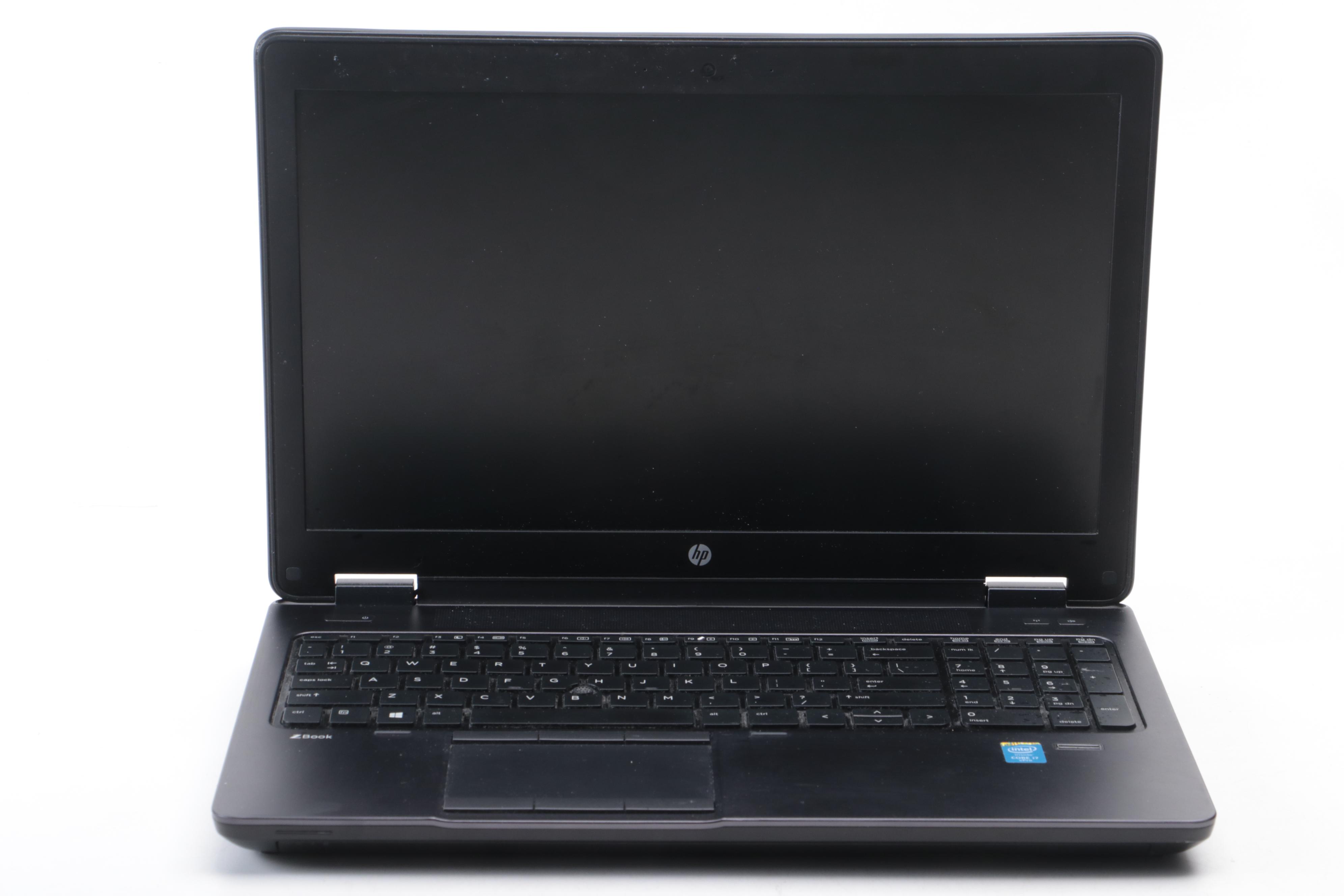 HP ZBook 15 G2 Laptop Computer with Charging Cable