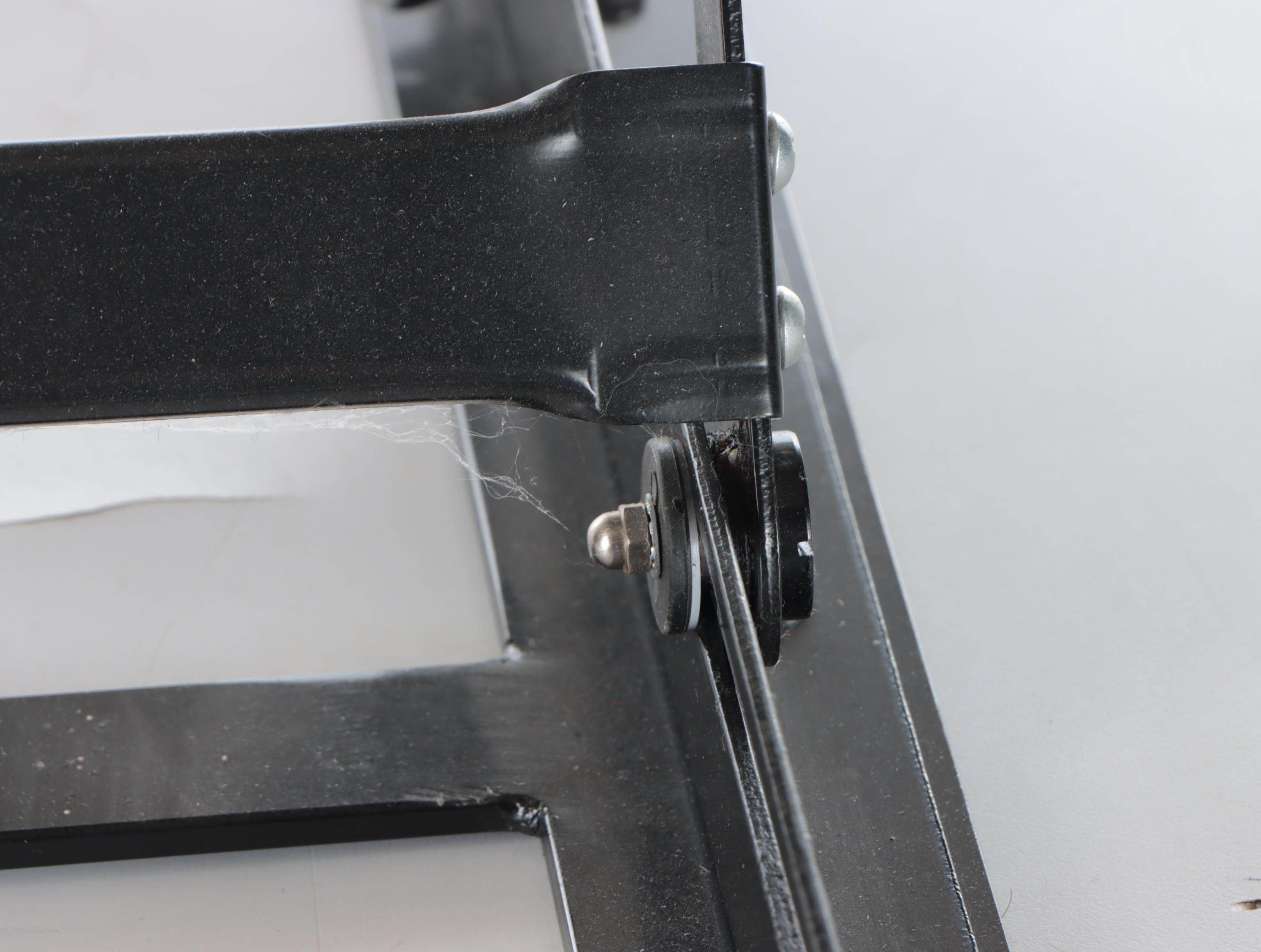 Halter Pine and Metal Adjustable Desk Platform