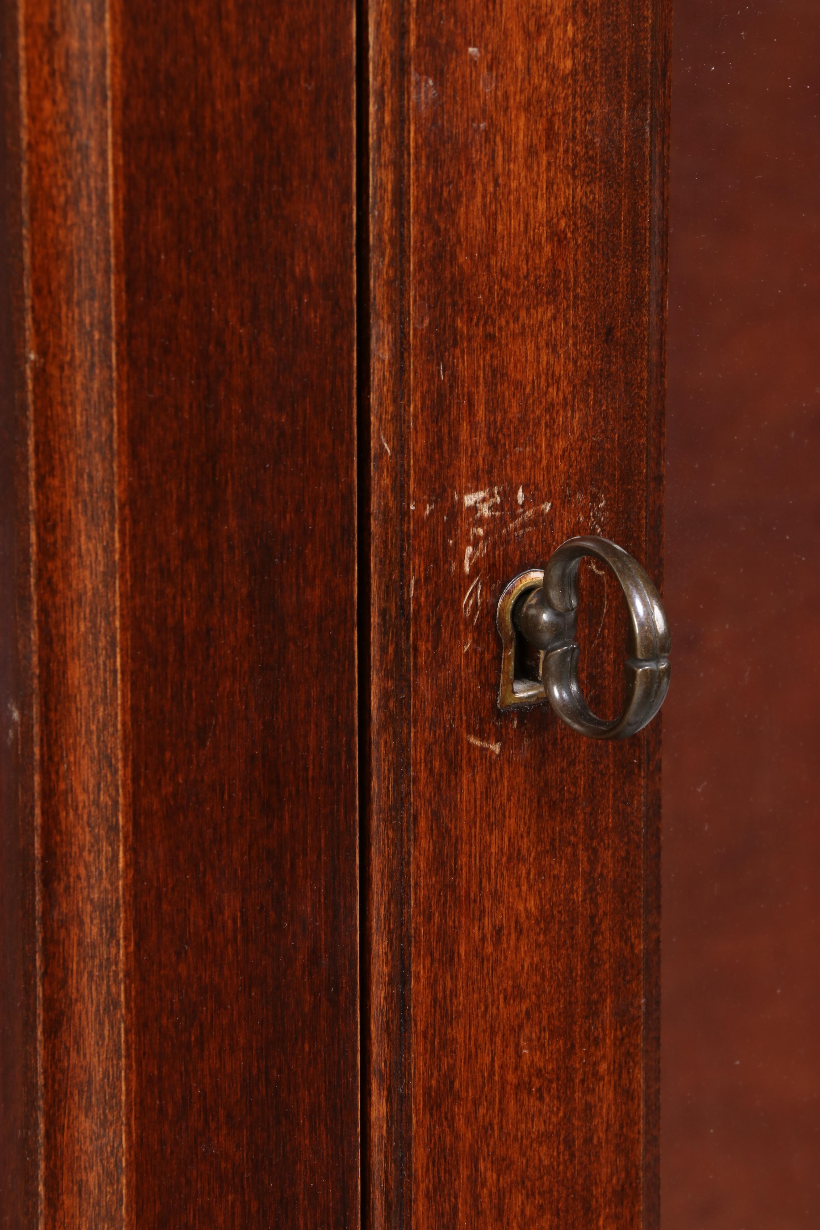 Arhaus Furniture Rustic Hardwood Display Cabinet