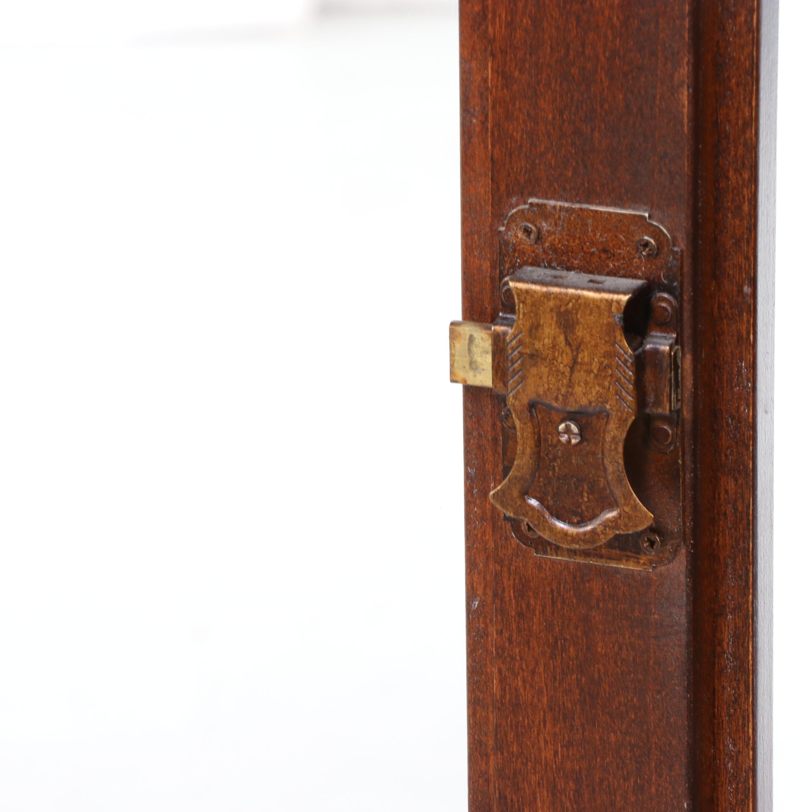 Arhaus Furniture Rustic Hardwood Display Cabinet