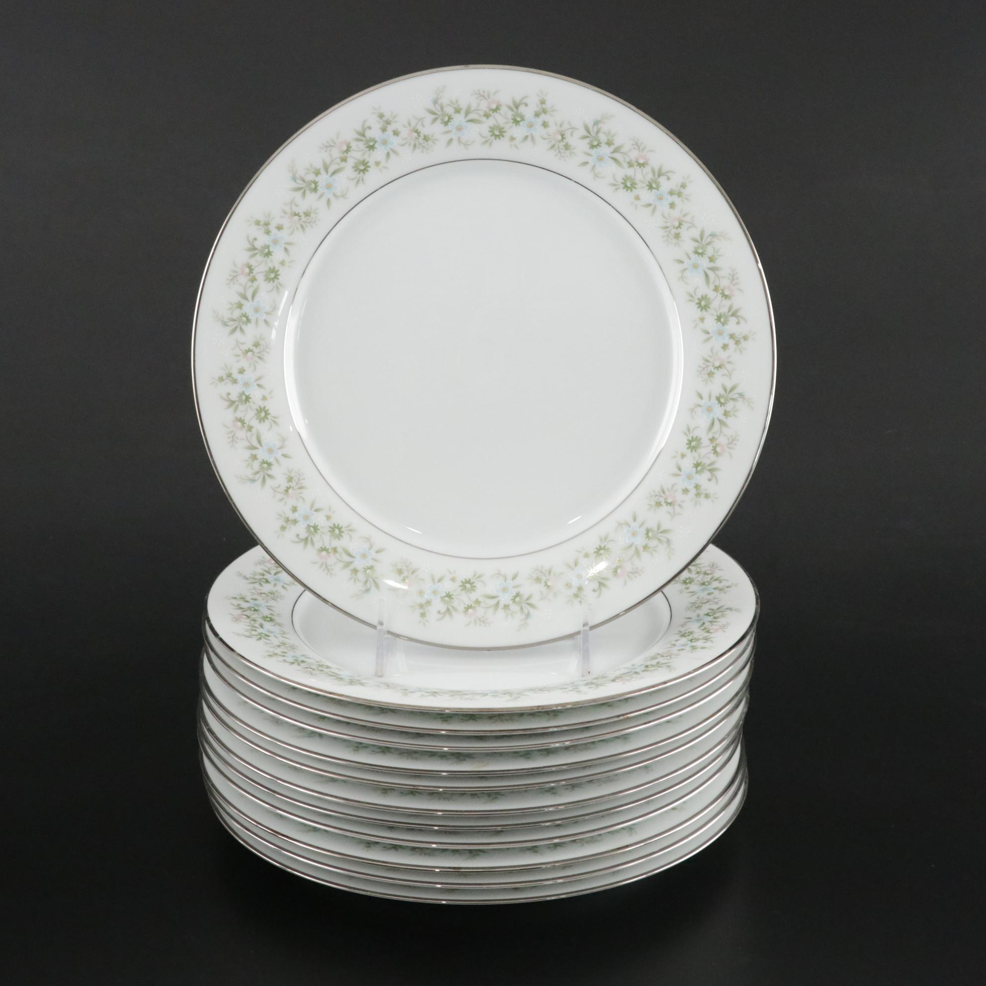 Noritake "Savannah" Platinum Rim Dinnerware, 1969-1991