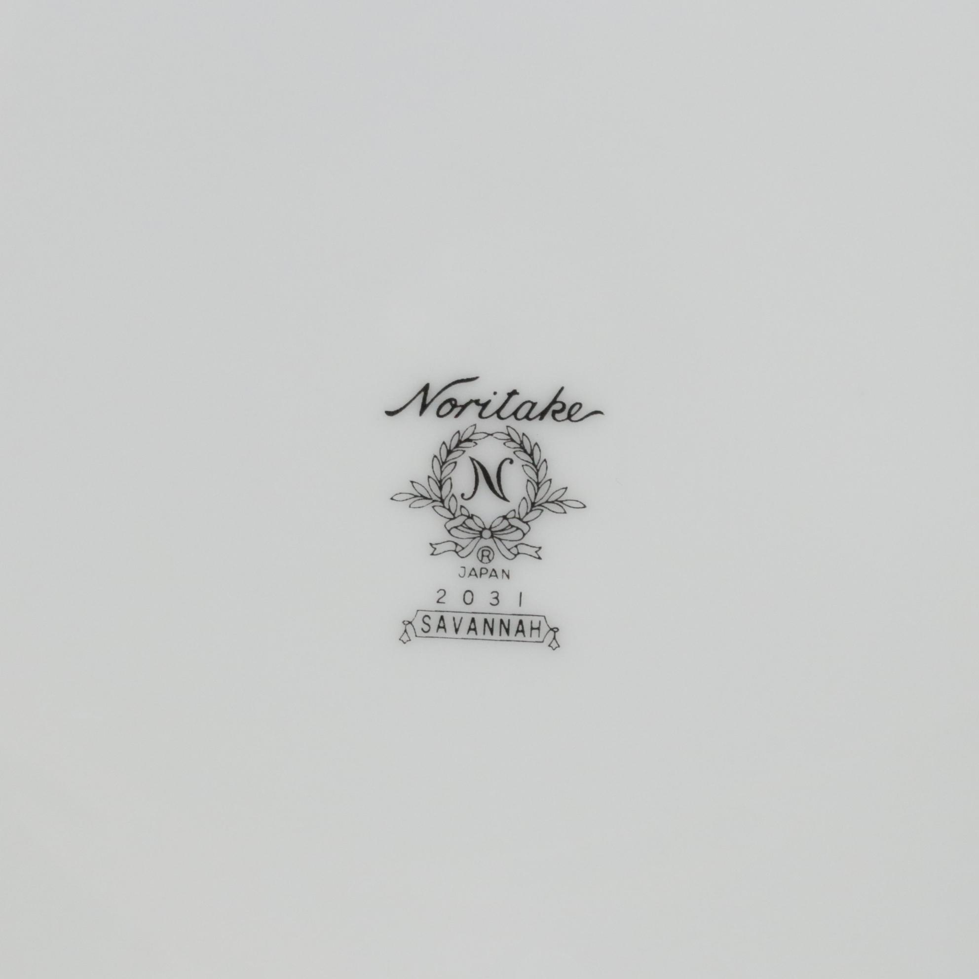 Noritake "Savannah" Platinum Rim Dinnerware, 1969-1991