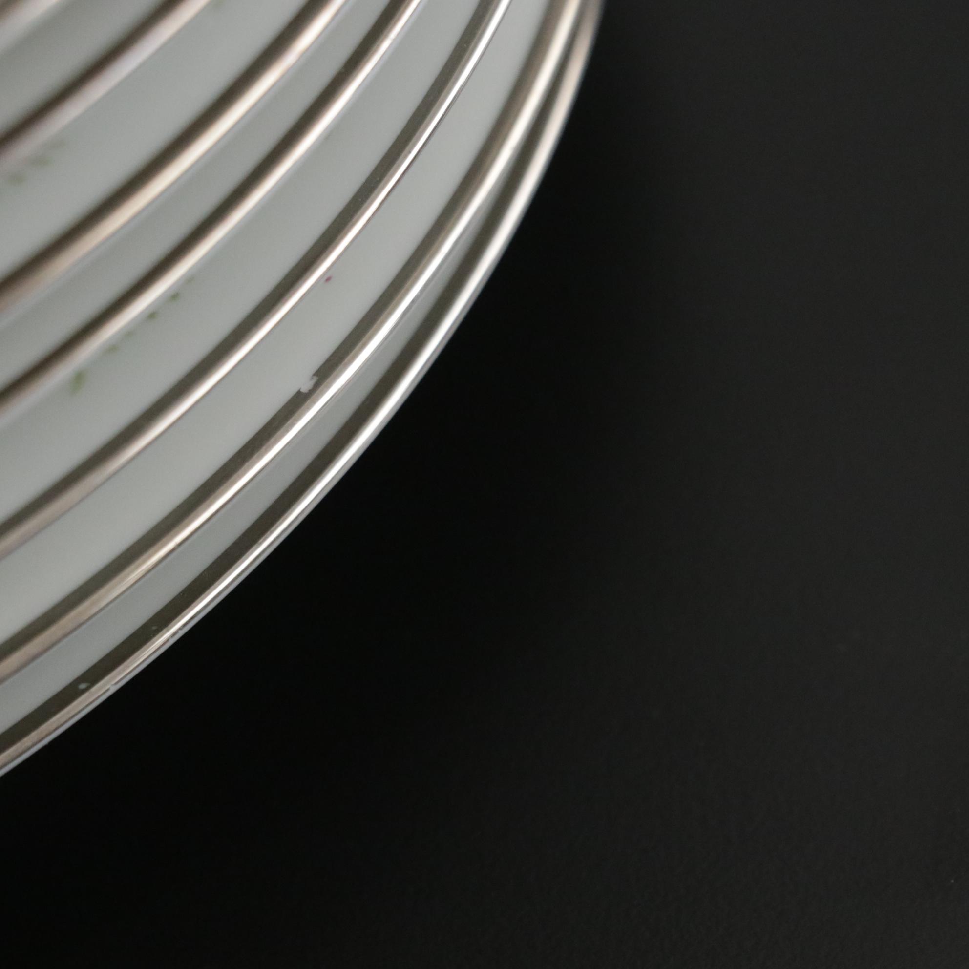 Noritake "Savannah" Platinum Rim Dinnerware, 1969-1991
