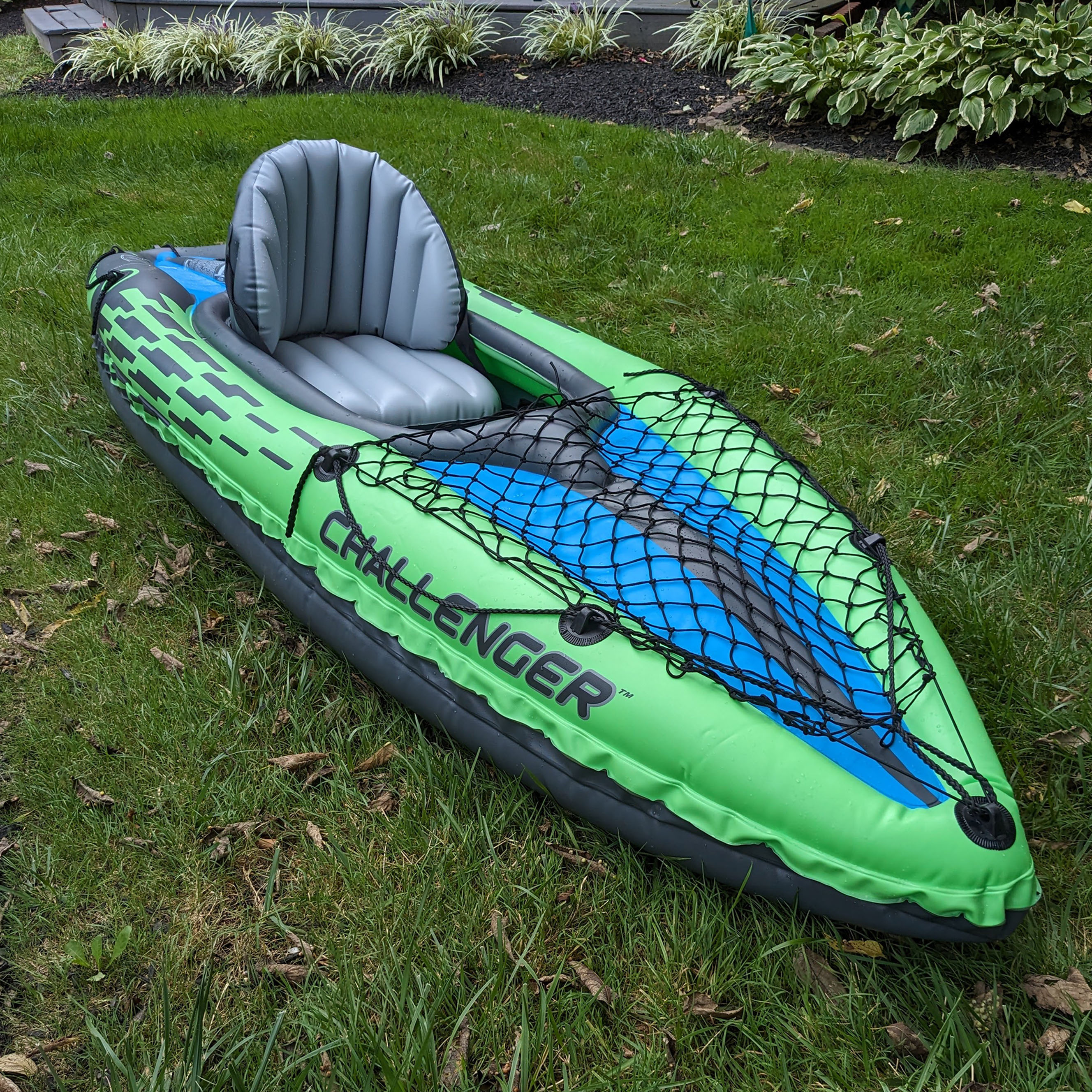 Intex Challenger K1 Inflatable One-Person Sit-In Kayak Set