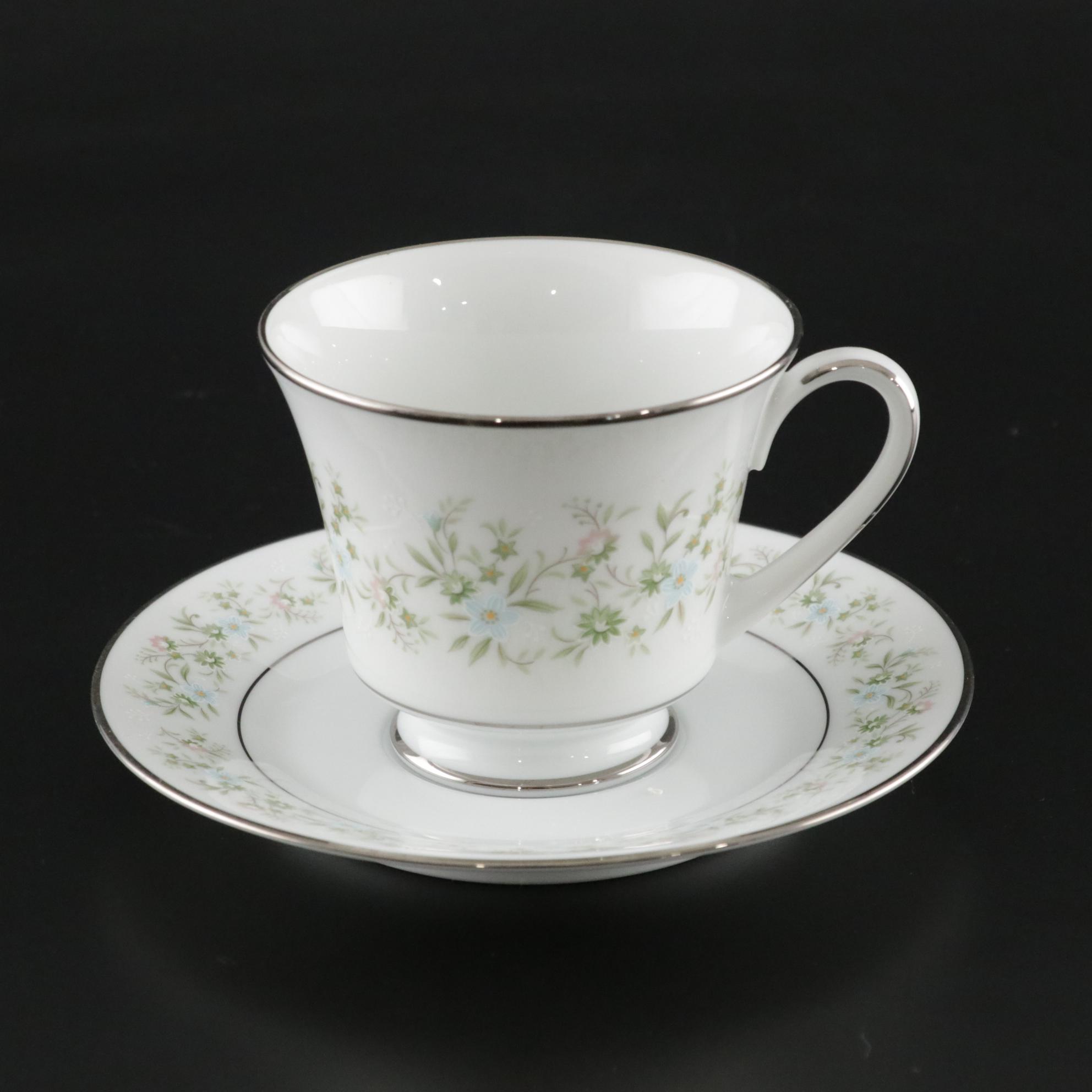 Noritake "Savannah" Platinum Rim Dinnerware, 1969-1991