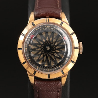 Ernest Borel Nastrix Kaleidoscope Stem Wind Wristwatch
