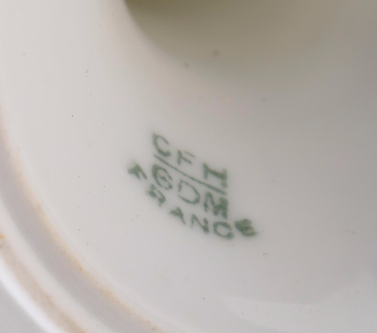 Haviland Limoges Porcelain "Chantilly" Decanters and Candlesticks