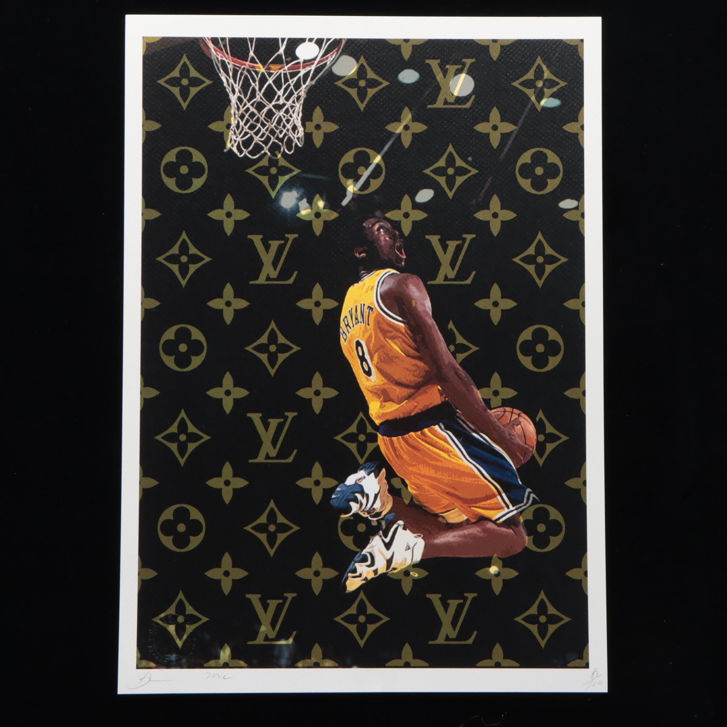 Death NYC Pop Art Graphic Print of Kobe Bryant x Louis Vuitton